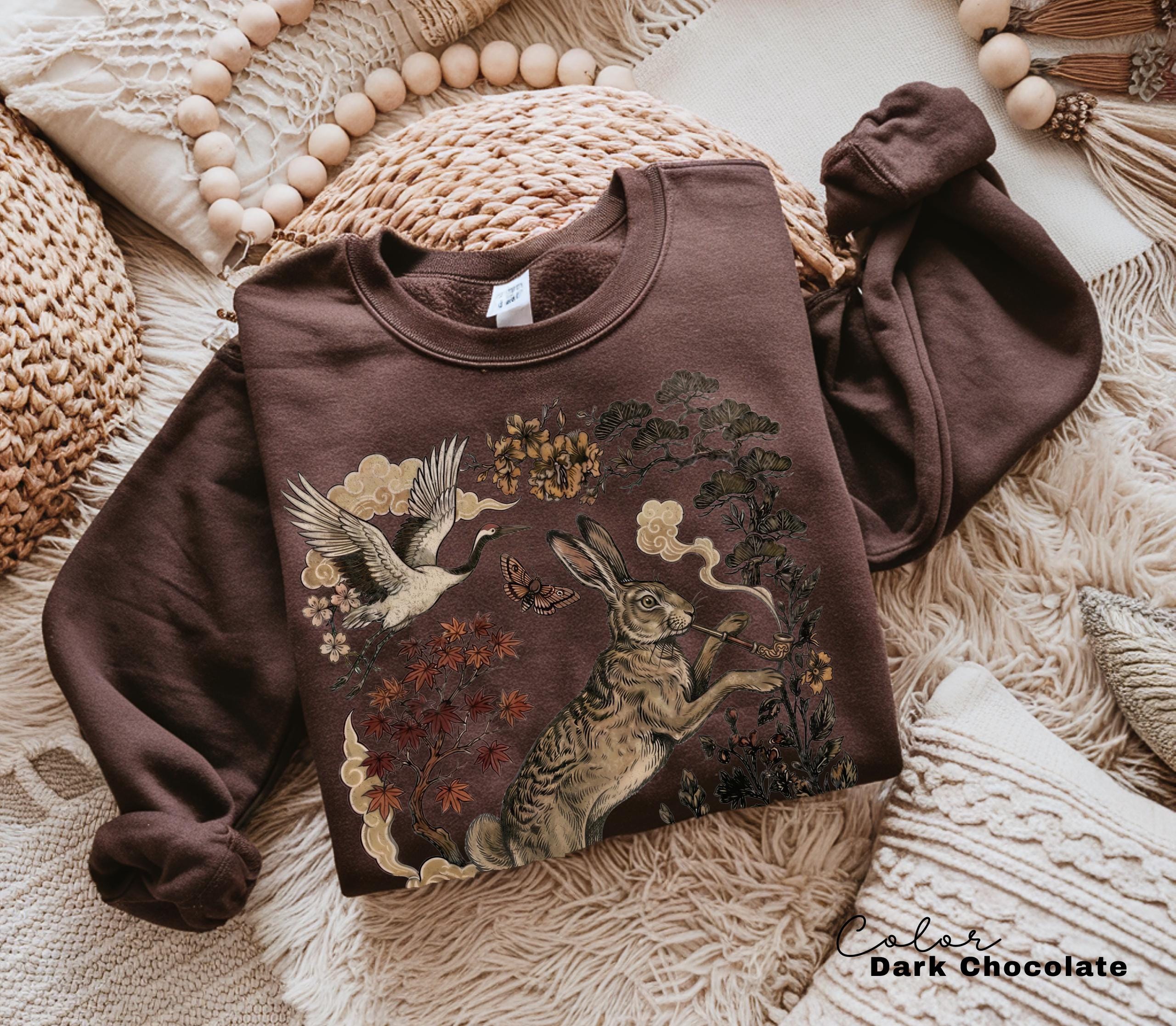 Retro Rabbit Shirt, Wild Hare Smoking Pipe T-Shirt, Comfort Colors Tee