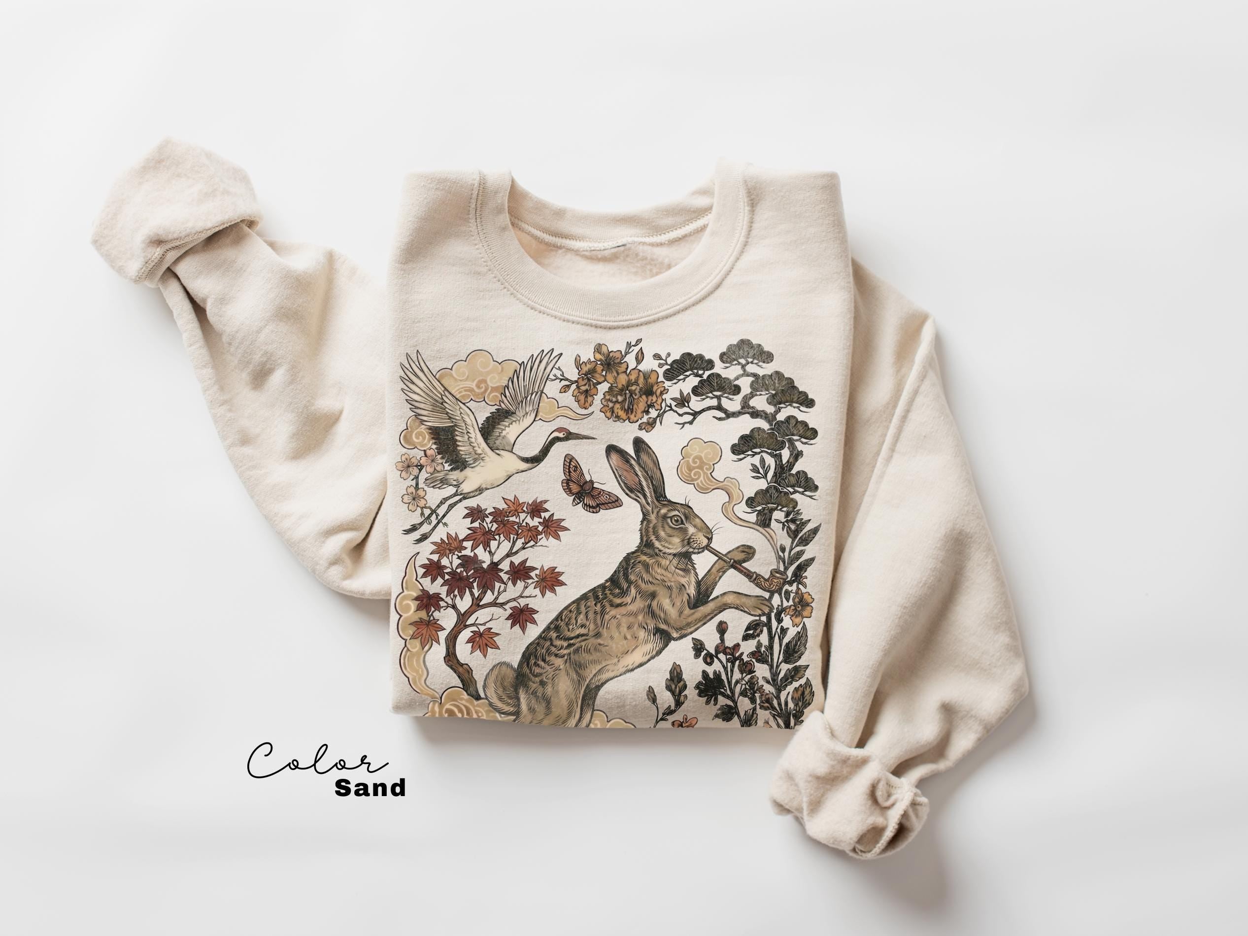 Retro Rabbit Shirt, Wild Hare Smoking Pipe T-Shirt, Comfort Colors Tee