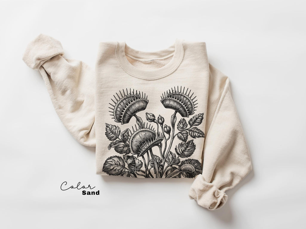 Venus Flytrap Botanical Comfort Colors T-Shirt & Sweatshirt