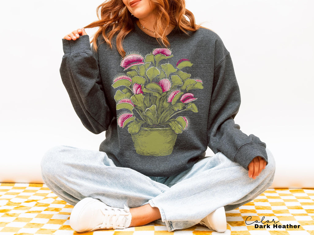 Venus Flytrap Botanical Comfort Colors T-Shirt & Sweatshirt