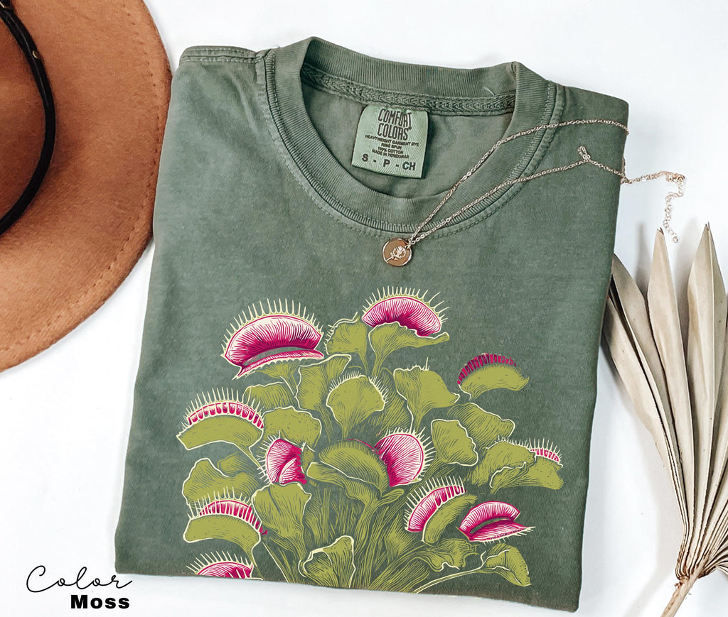 Venus Flytrap Botanical Comfort Colors T-Shirt & Sweatshirt