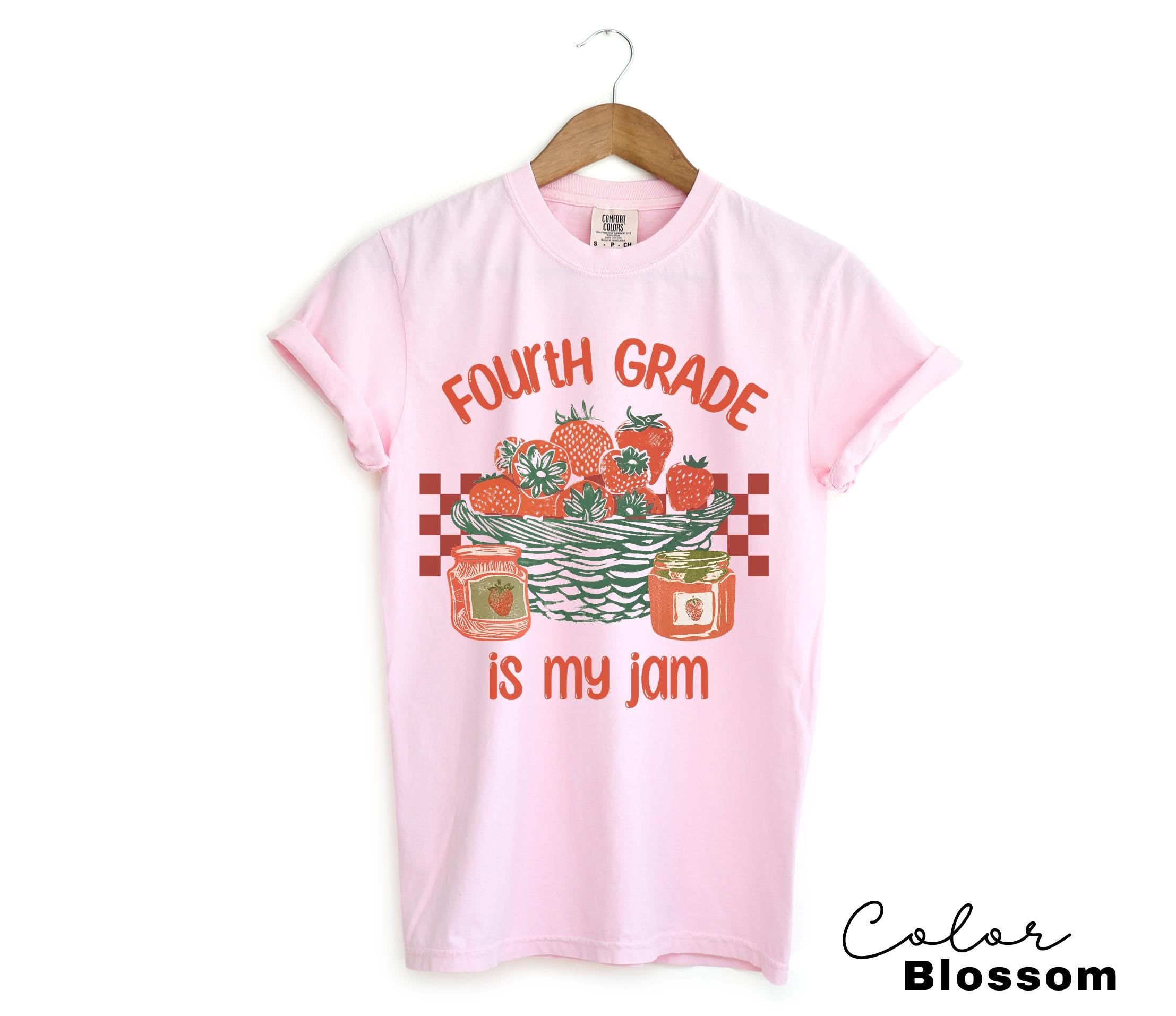 Fourth Grade Is My Jam, Teacher Appreciation Gift, Teacher Sweatshirt, Back To School, Strawberry Shirt