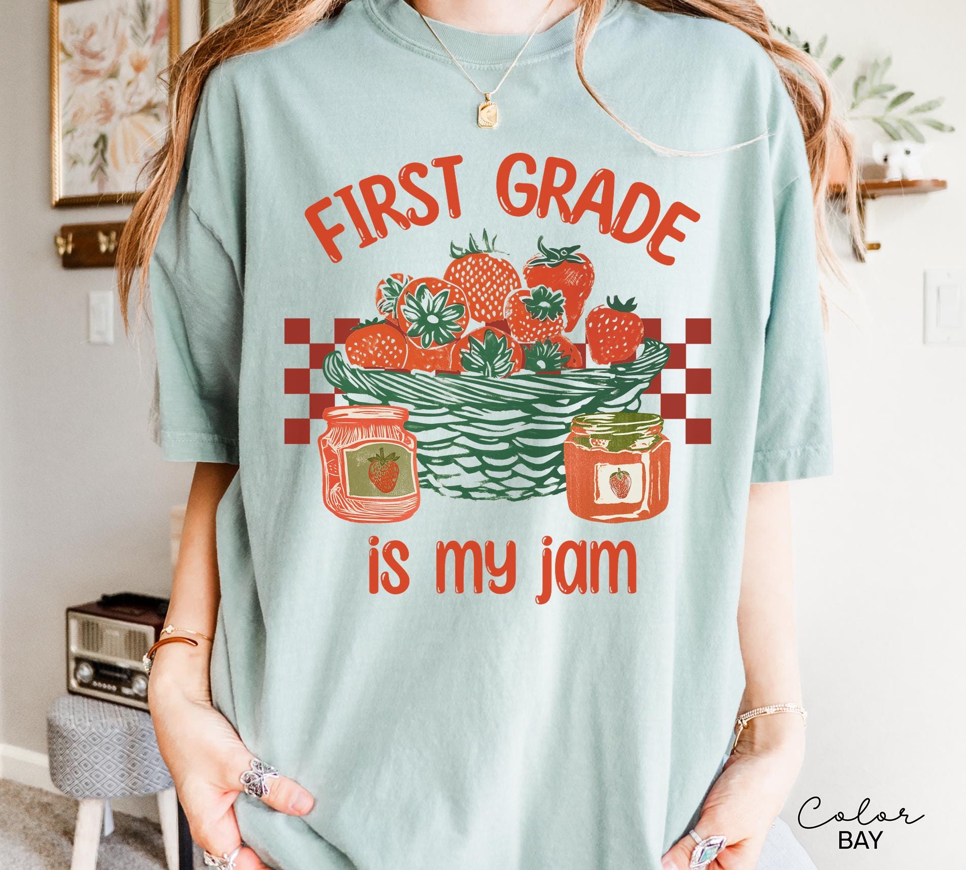 First Grade Is My Jam Teacher Appreciation Sweatshirt