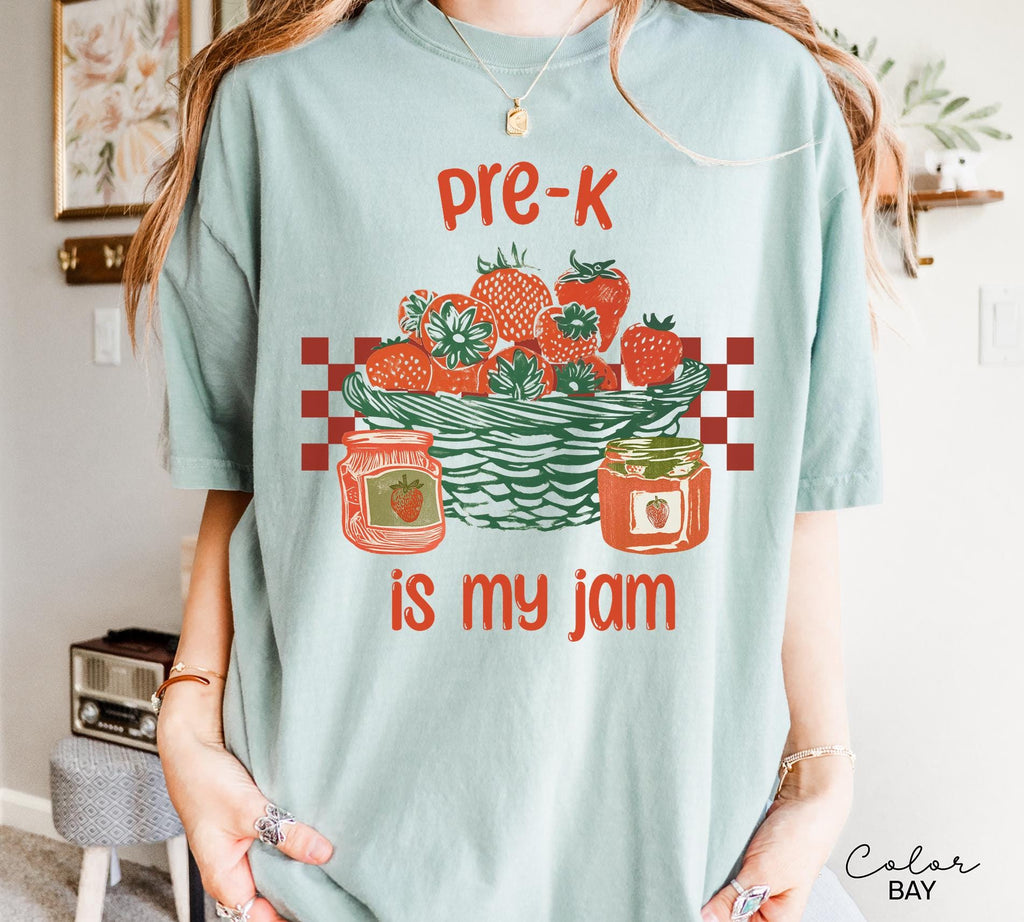 Pre-K Grade Is My Jam, Teacher Appreciation Gift, Teacher Sweatshirt, Back To School, Strawberry Shirt