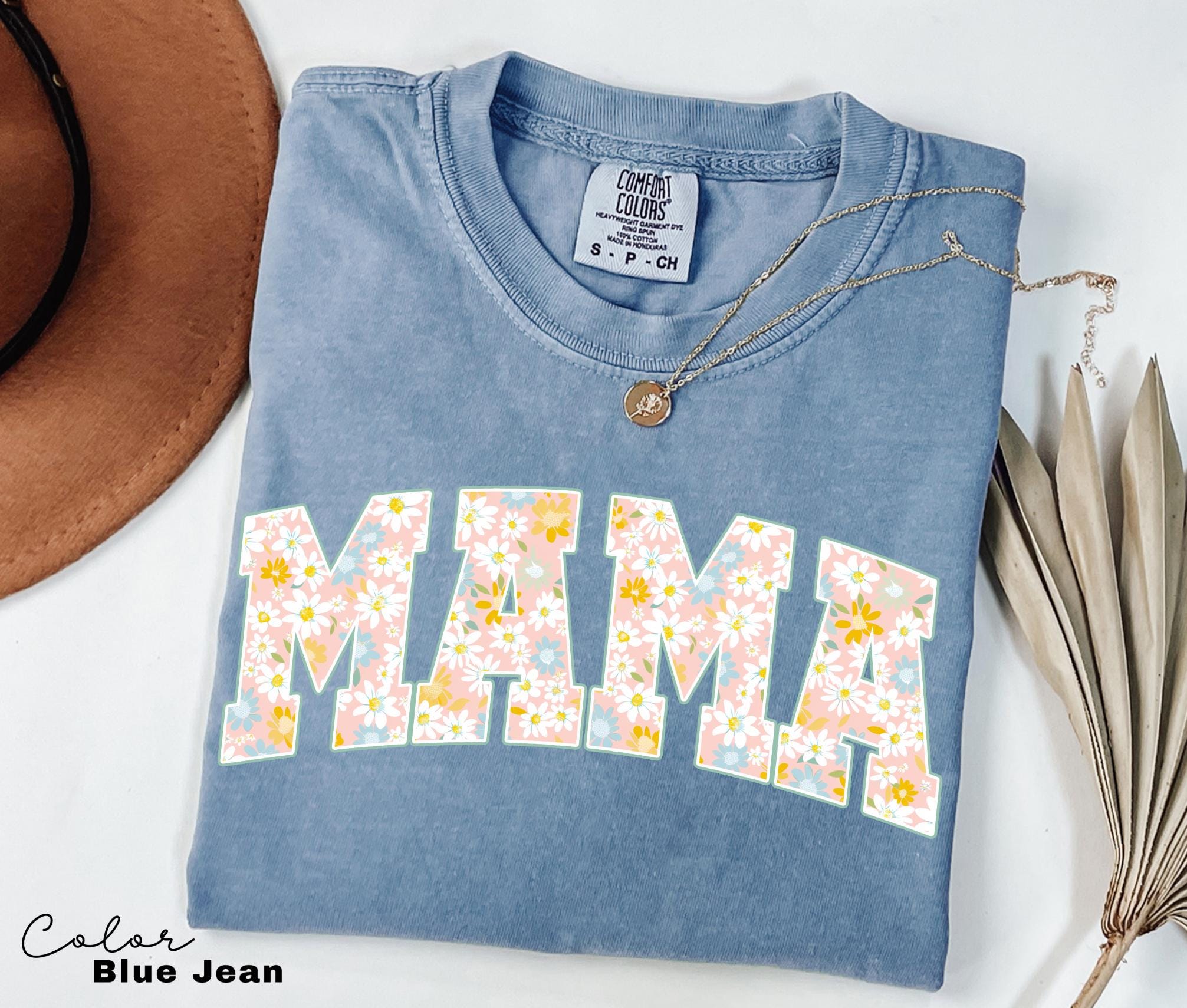 Mama Floral Flower Sweatshirt, Floral Mom Spring Crewneck