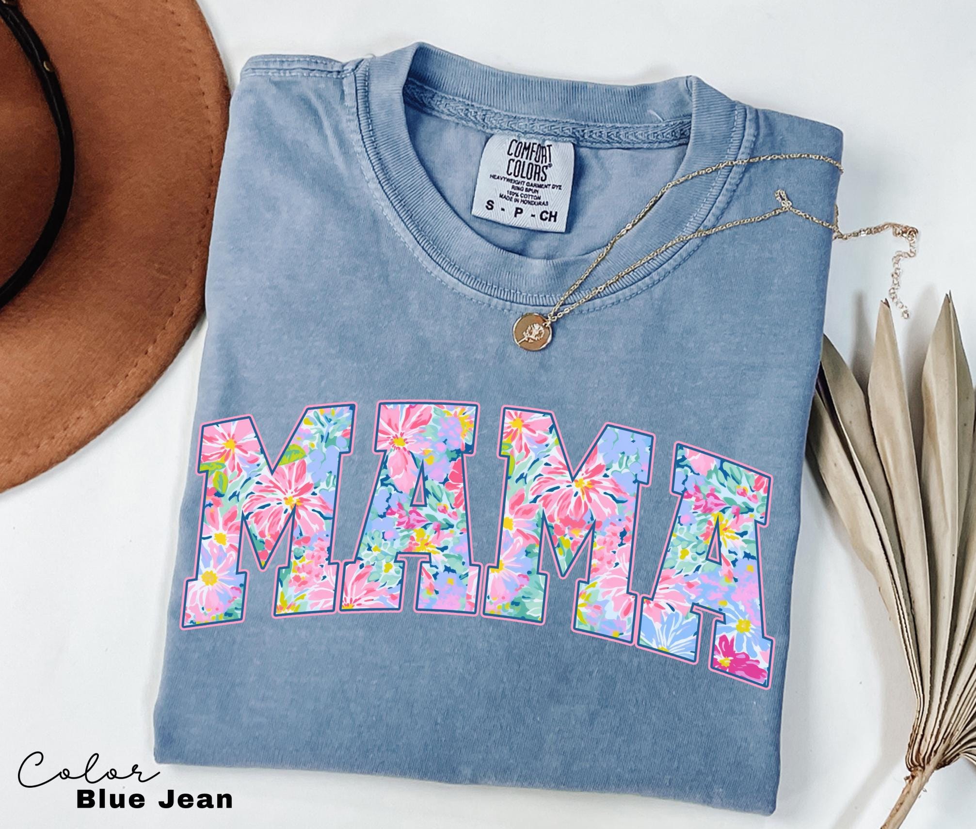Mama Floral Flower Sweatshirt, Floral Mom Spring, Trendy Mom Sweatshirt, Women's Flower Mama, Spring Pregnancy Reveal Gift for New Mom