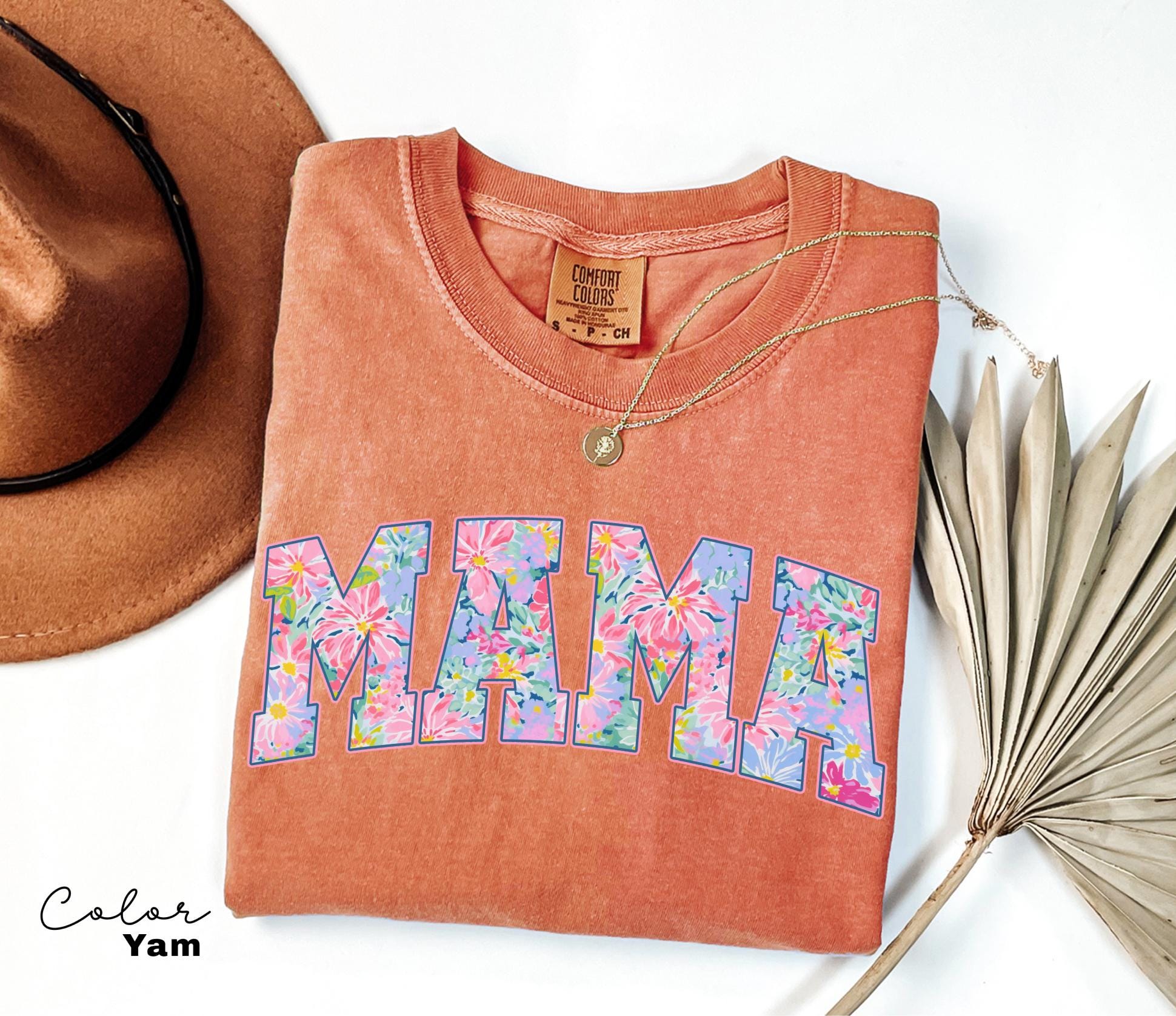 Mama Floral Flower Sweatshirt, Floral Mom Spring Crewneck