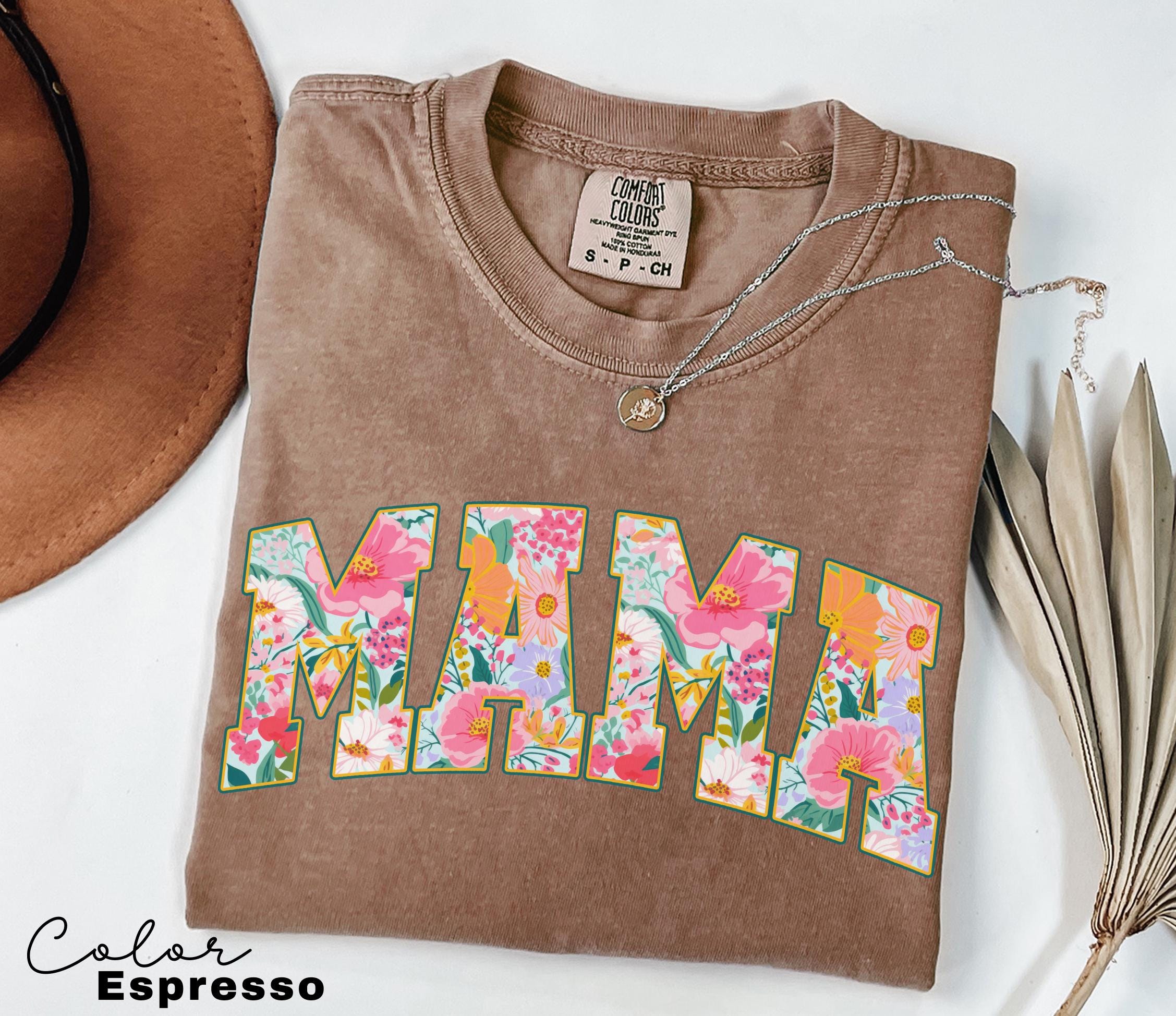 Mama Floral Flower Sweatshirt, Floral Mom Spring, Trendy Mom Sweatshirt, Women's Flower Mama, Spring Pregnancy Reveal Gift for New Mom