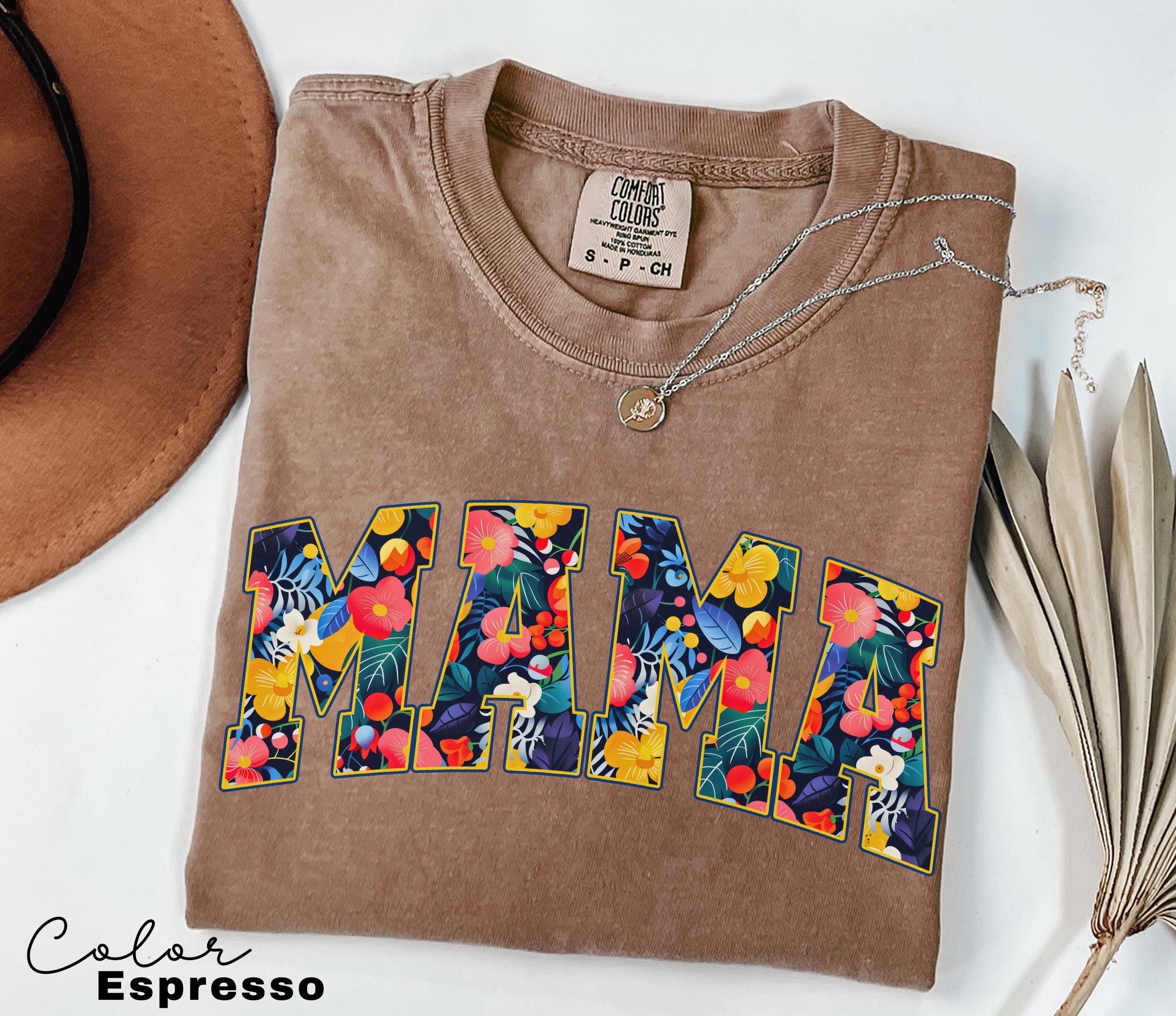 Mama Floral Flower Sweatshirt, Floral Mom Spring Crewneck