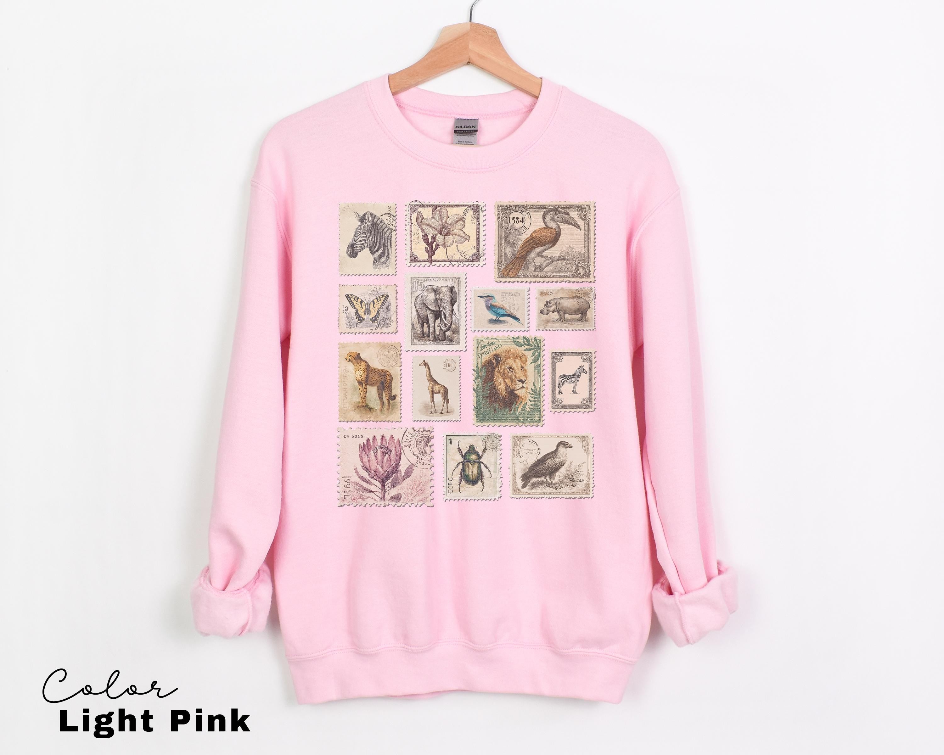 Animal Stamp Nature Postage Stamp T-Shirt, Vintage Safari Design