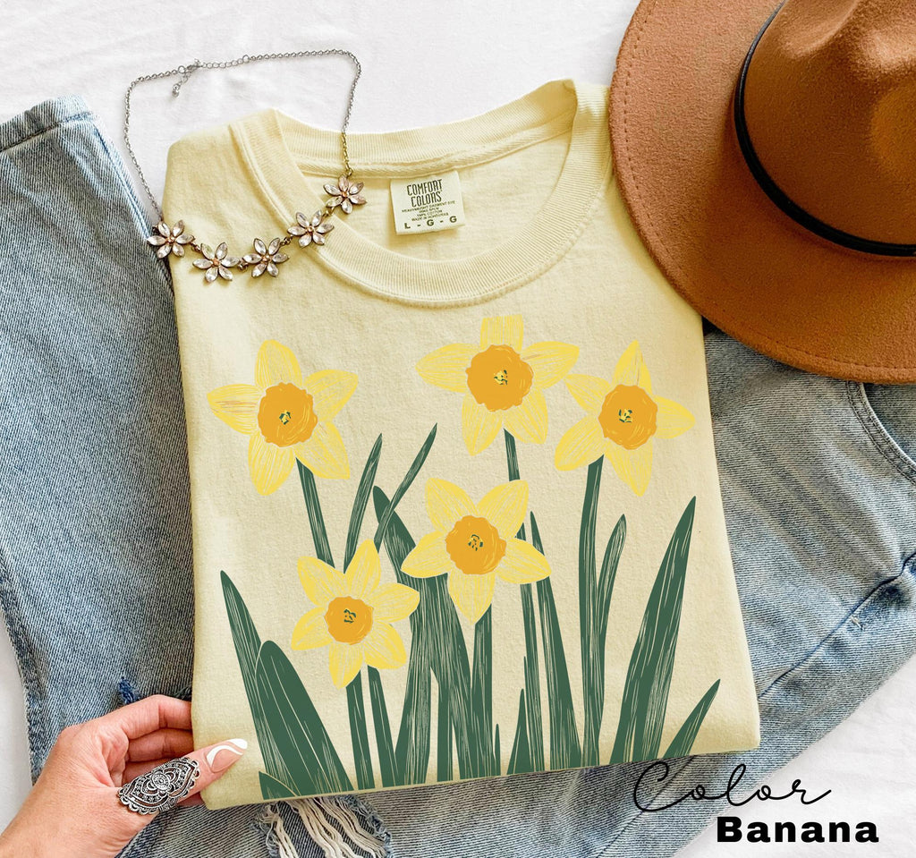 Flower Shirt, Spring Summer Flower, Cottagecore, Nature Lover, Garden Shirt