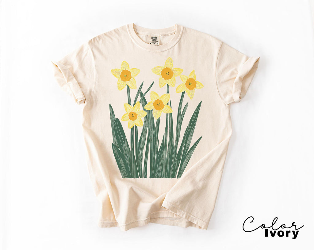 Flower Shirt, Spring Summer Flower, Cottagecore, Nature Lover, Garden Shirt