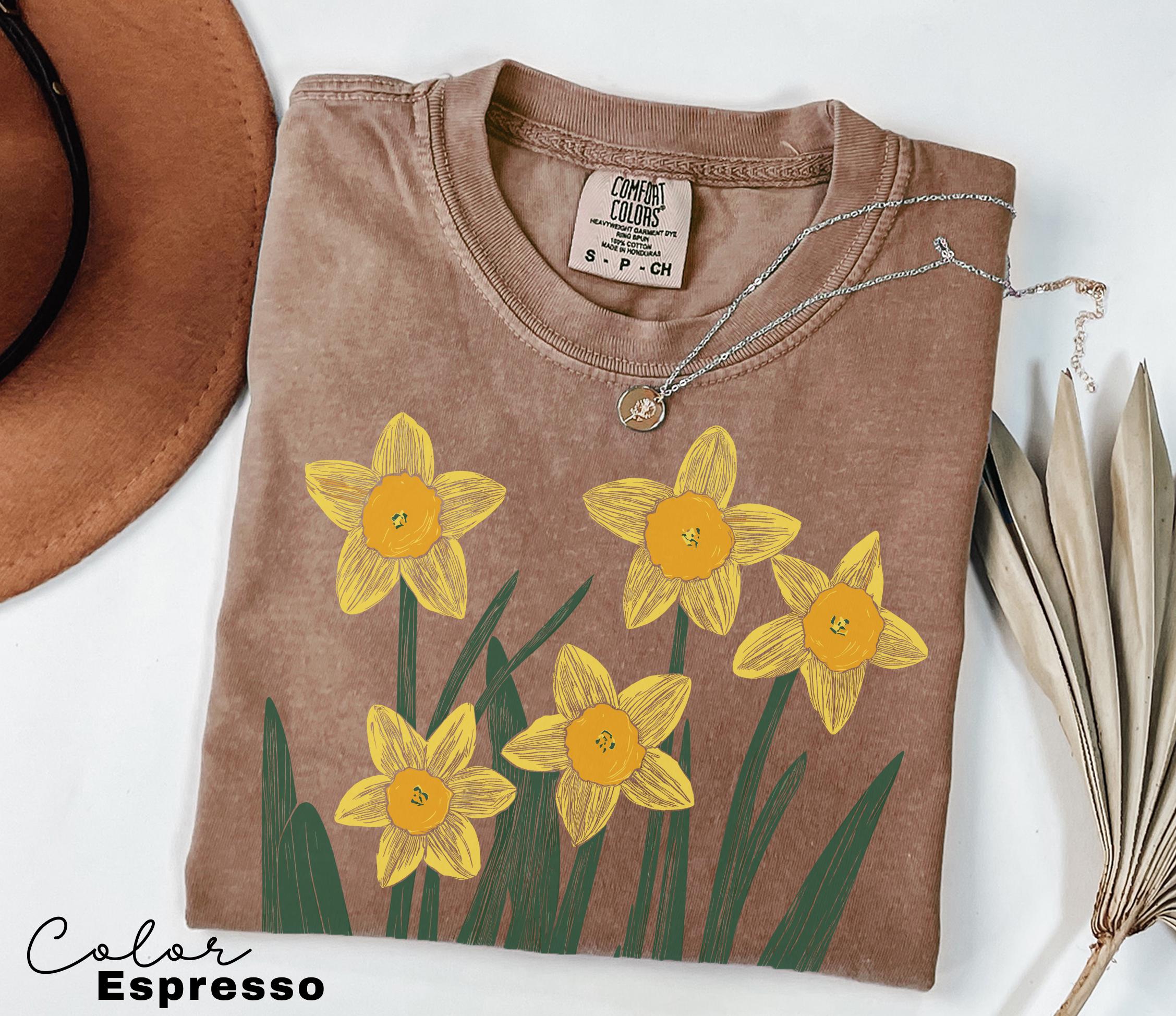 Flower Shirt, Spring Summer Flower, Cottagecore, Nature Lover, Garden Shirt