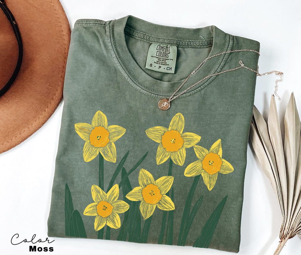 Flower Shirt, Spring Summer Flower, Cottagecore, Nature Lover, Garden Shirt