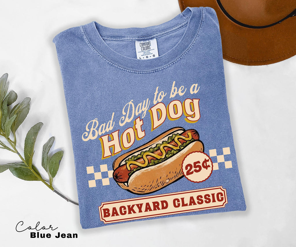 Hot Dog Shirt, Bad Day to Be a Hotdog Shirt, Summer Hot Dog, Funny Retro Hotdog, 4th of July Shirt, Memorial Day Shirt, Labor Day Sweatshirt