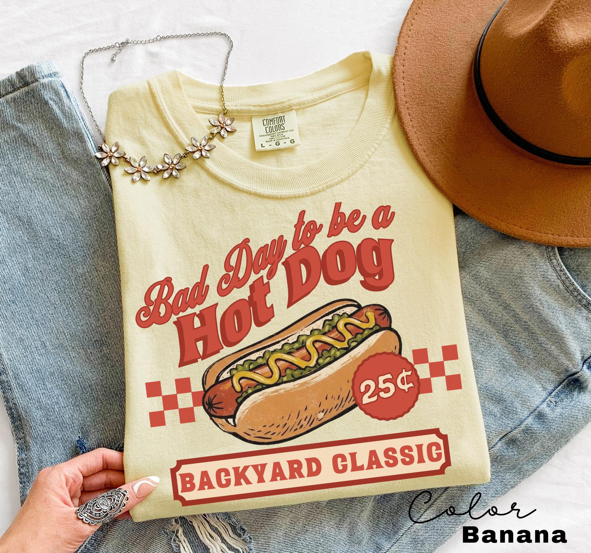 Hot Dog Shirt, Bad Day to Be a Hotdog Shirt, Summer Hot Dog, Funny Retro Hotdog, 4th of July Shirt, Memorial Day Shirt, Labor Day Sweatshirt