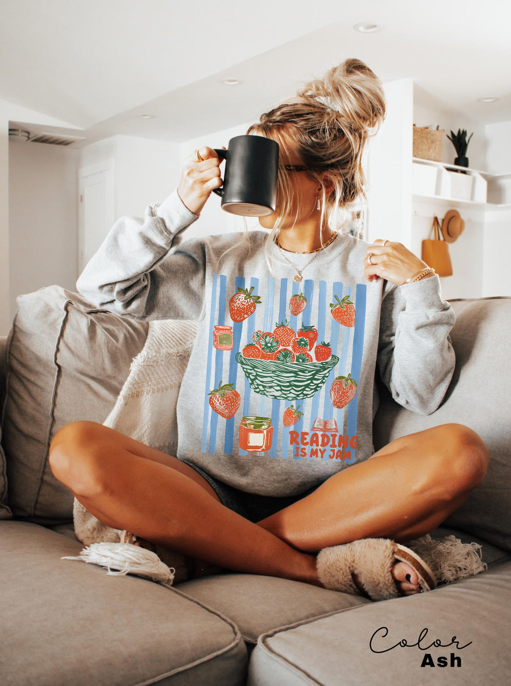 Comfort Colors® Bookish Shirt, Reading is My Jam, Bookish Sweatshirt, Reading Shirt, Gifts for Readers, Teacher Gift, Reading Teacher Shirt
