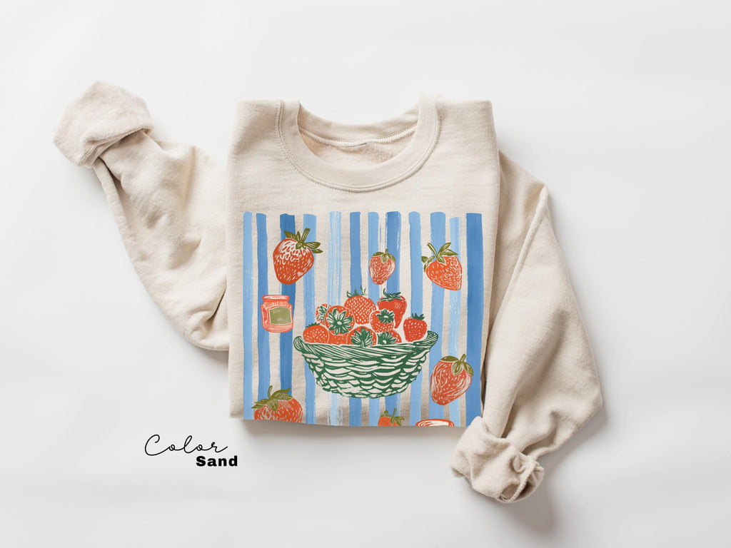 Vintage Strawberry Farmers Market Shirt, Cottagecore Summer Fruit Tee, Comfort Colors Gardener Gift