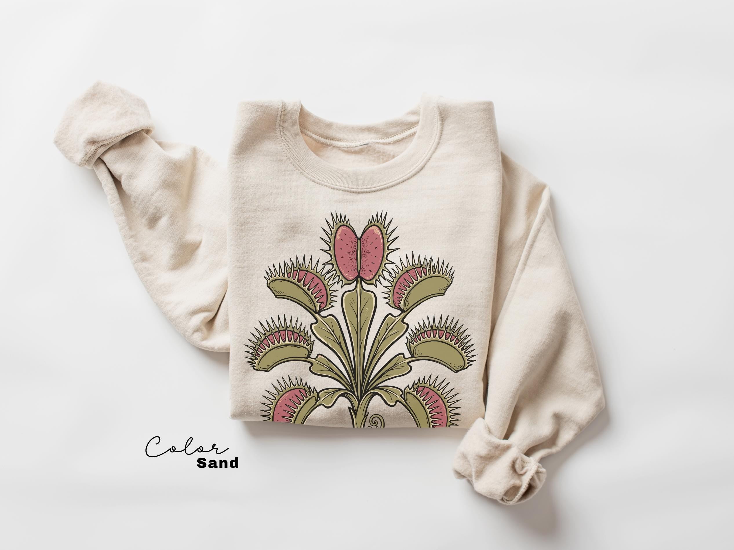 Venus Flytrap Botanical Comfort Colors T-Shirt & Sweatshirt