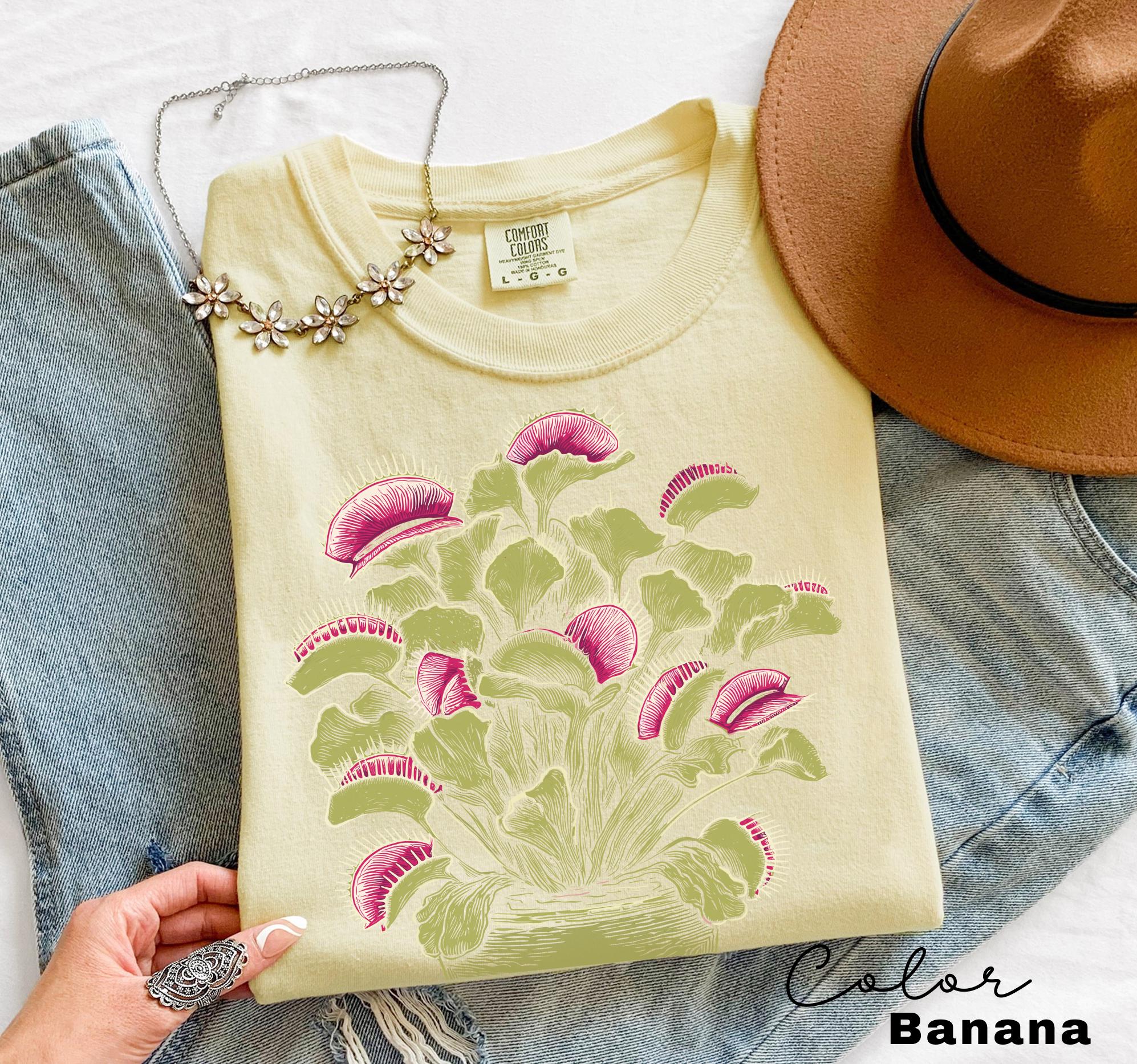 Venus Flytrap Botanical Comfort Colors T-Shirt & Sweatshirt
