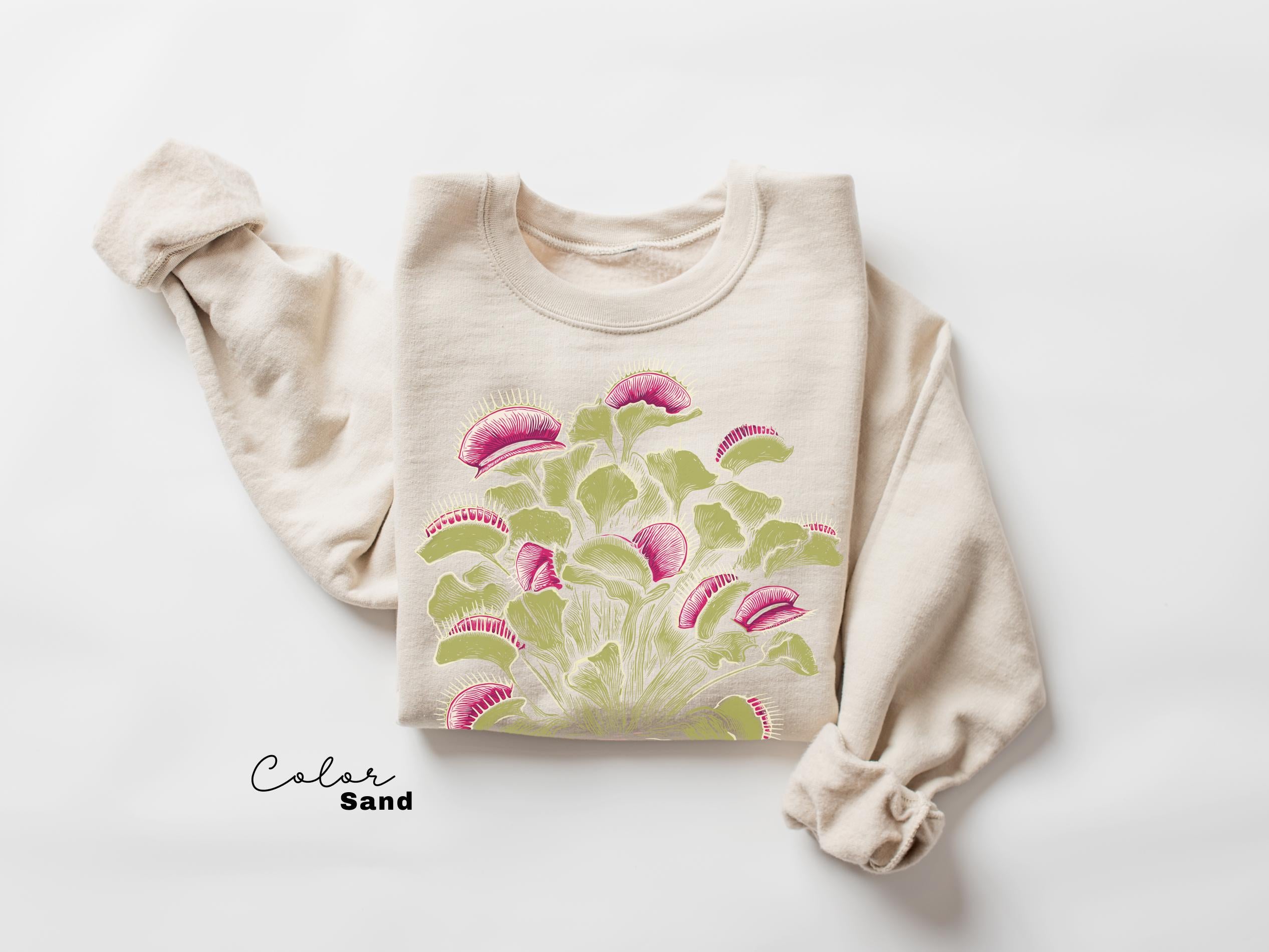 Venus Flytrap Botanical Comfort Colors T-Shirt & Sweatshirt