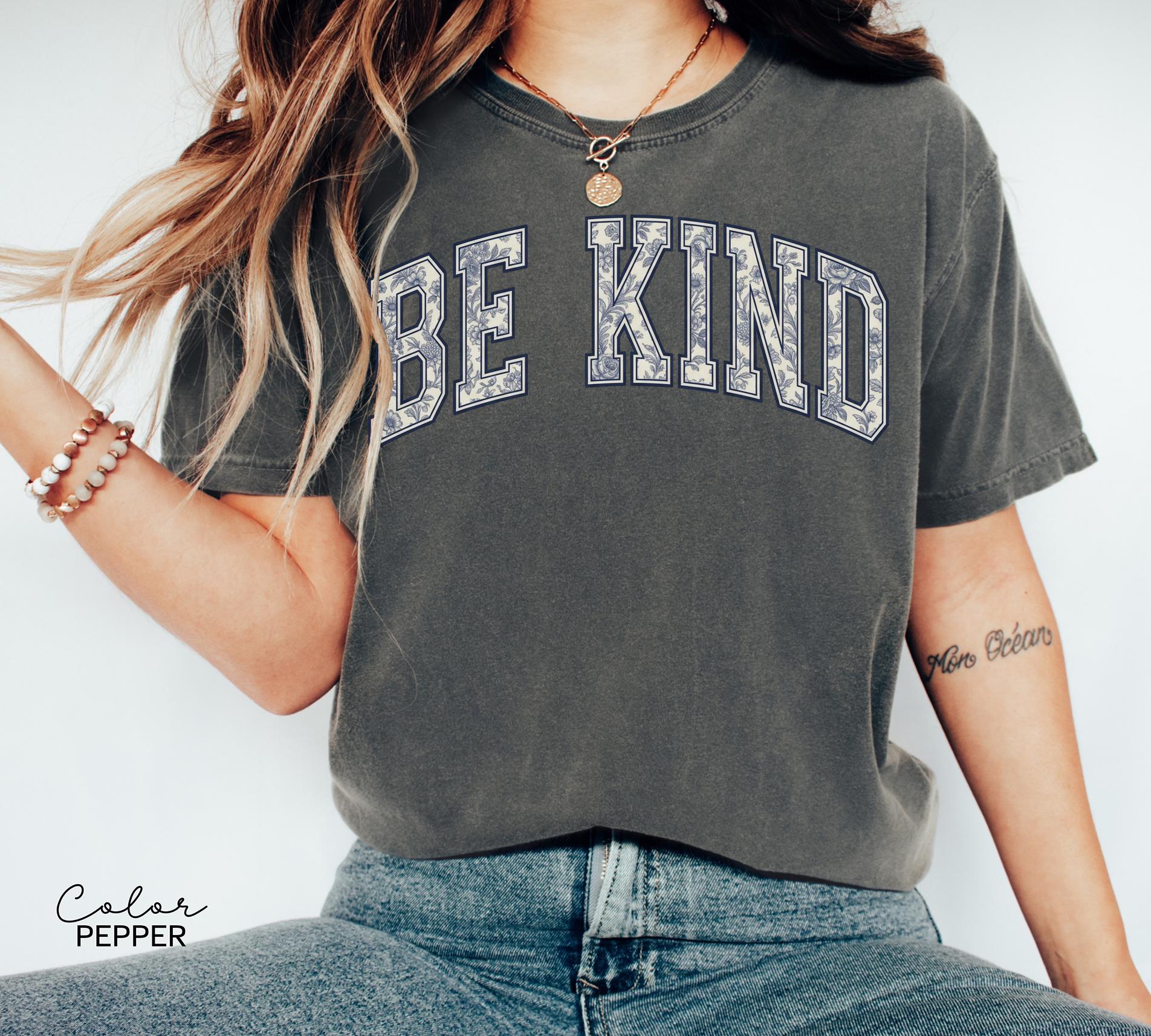 Be Kind Motivational Teacher Comfort Colors Shirt