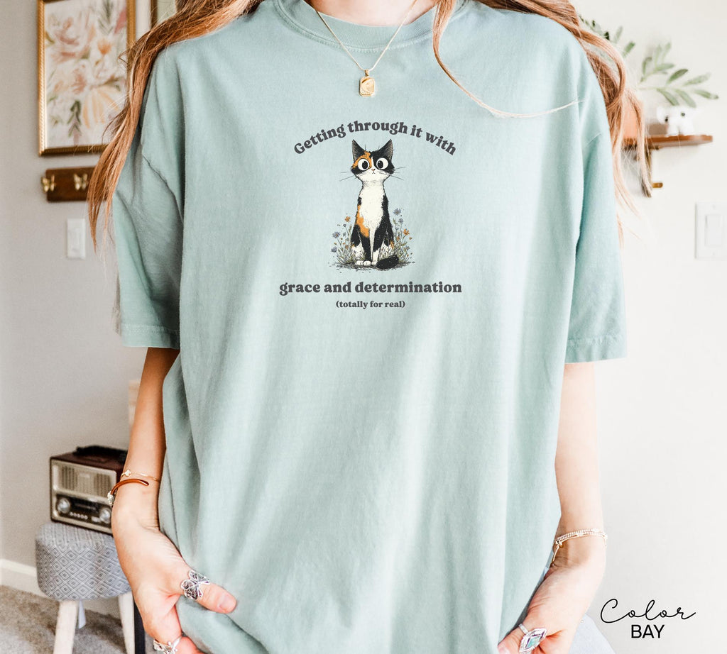 Funny Cat Sarcastic Shirt, Cute Cat Meme T-Shirt, Funny Sarcastic Kitten Tee, Comfort Colors Funny Mental Health T Shirt,