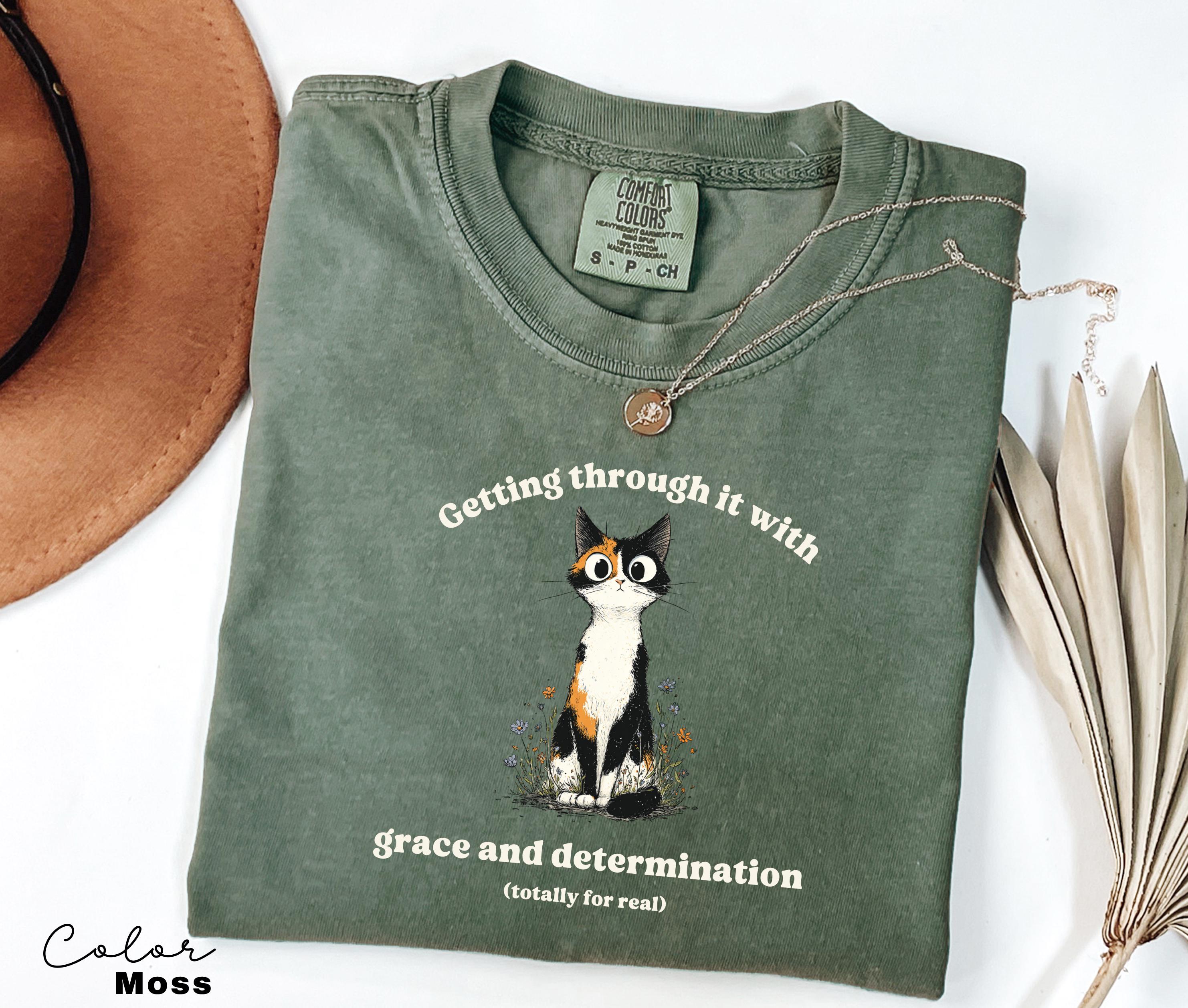 Funny Cat Sarcastic Shirt, Cute Cat Meme T-Shirt, Funny Sarcastic Kitten Tee, Comfort Colors Funny Mental Health T Shirt,