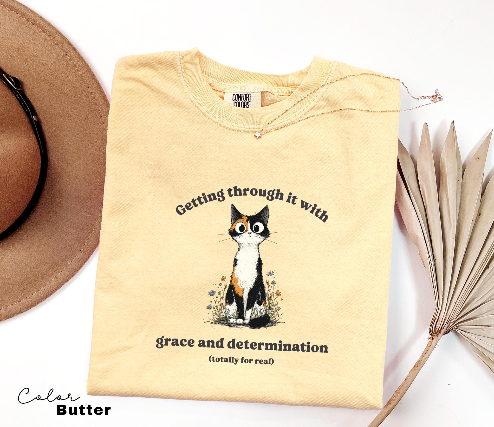 Funny Cat Sarcastic Shirt, Cute Cat Meme T-Shirt, Funny Sarcastic Kitten Tee, Comfort Colors Funny Mental Health T Shirt,