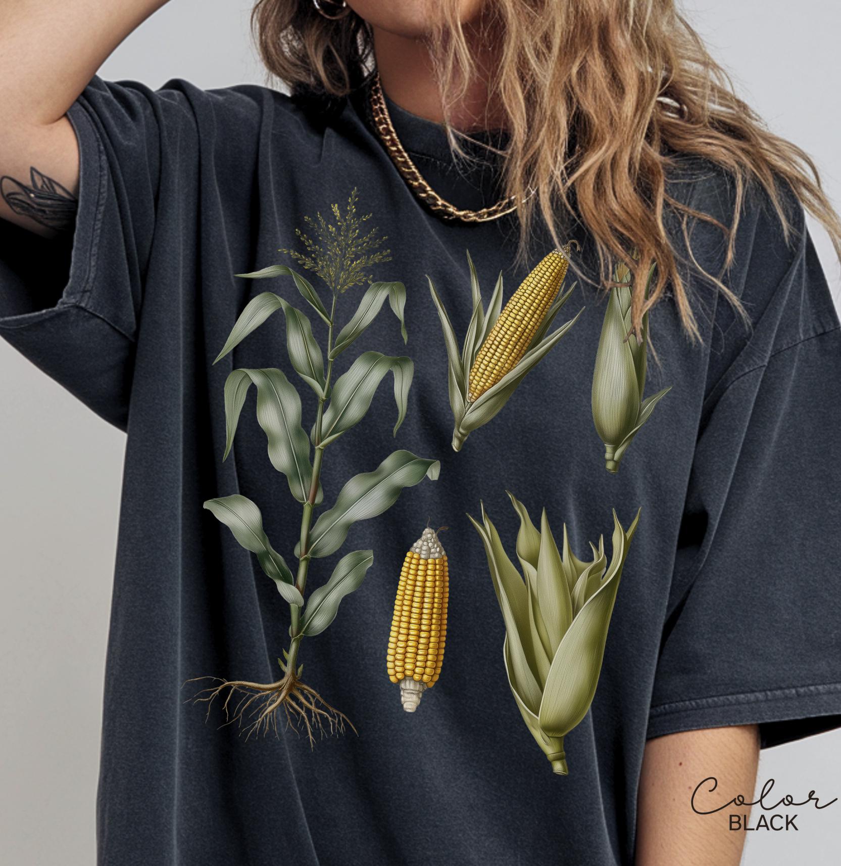 Vintage Corn Nature Shirt, Retro Farm Country T-shirt, Nature Tee, Gardener Gift, Farmer T-Shirt