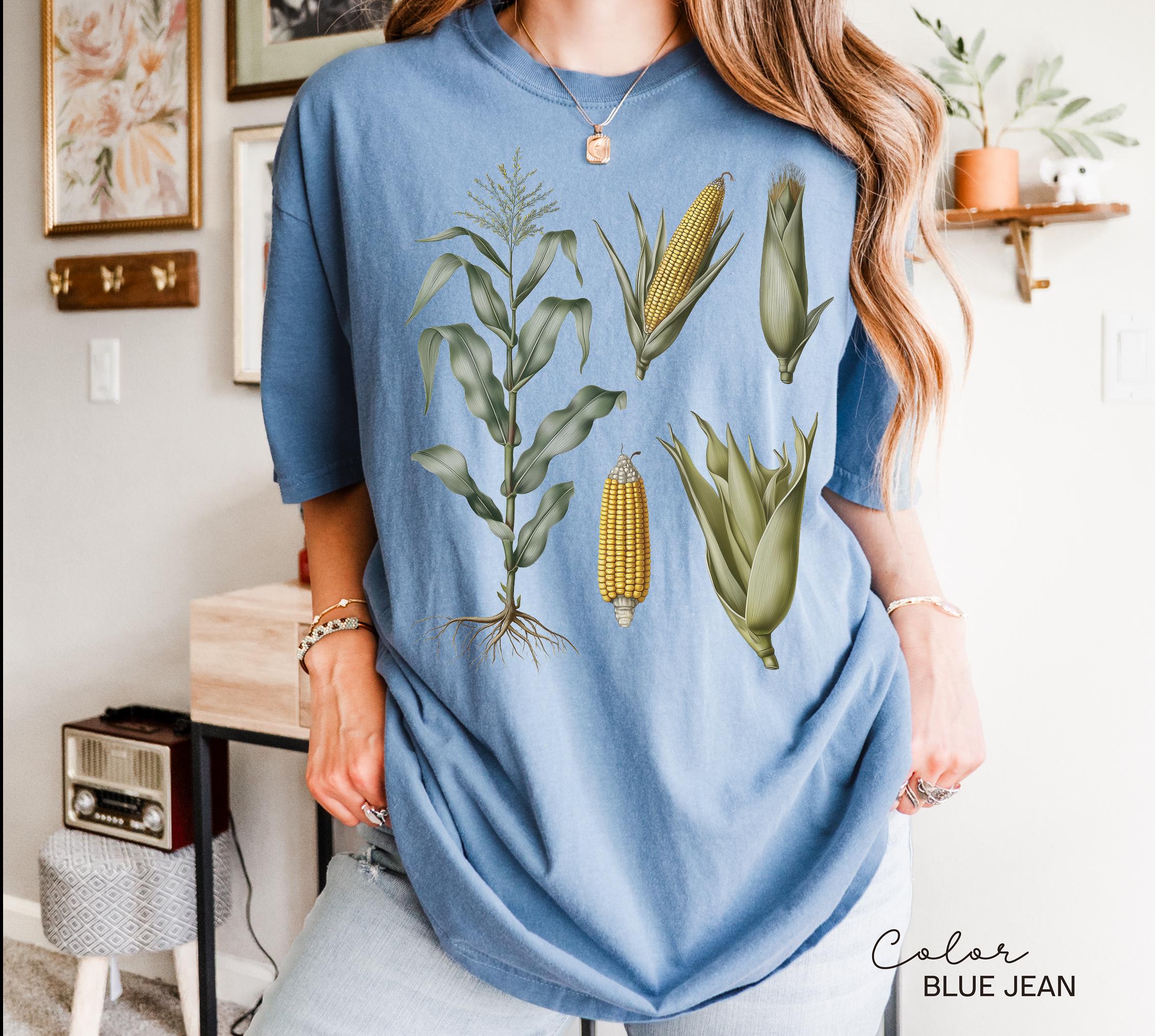 Vintage Corn Nature Shirt, Retro Farm Country T-shirt, Nature Tee, Gardener Gift, Farmer T-Shirt