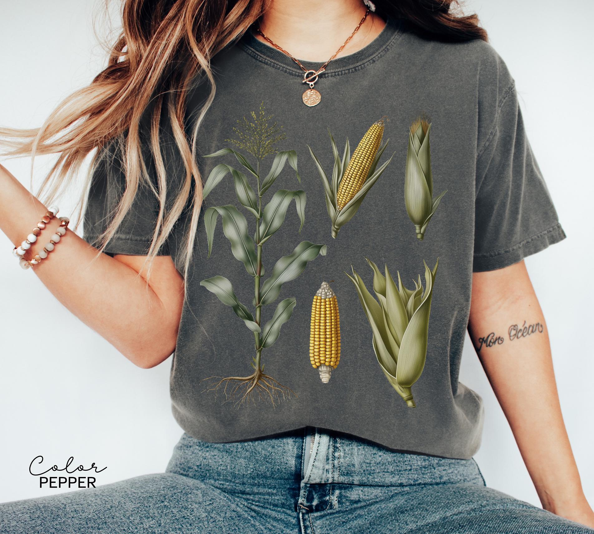Vintage Corn Nature Shirt, Retro Farm Country T-shirt, Nature Tee, Gardener Gift, Farmer T-Shirt