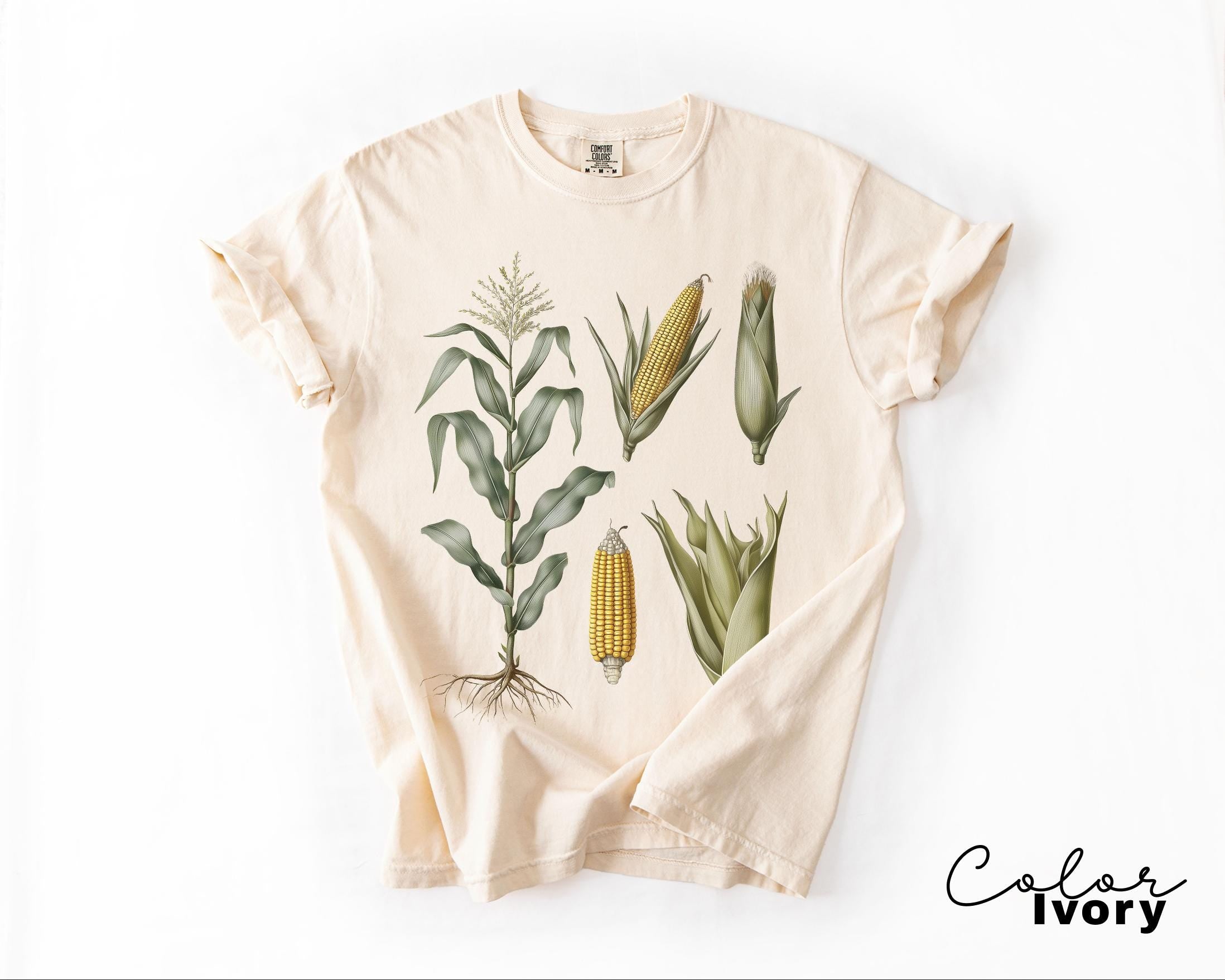 Vintage Corn Nature Shirt, Retro Farm Country T-shirt, Nature Tee, Gardener Gift, Farmer T-Shirt