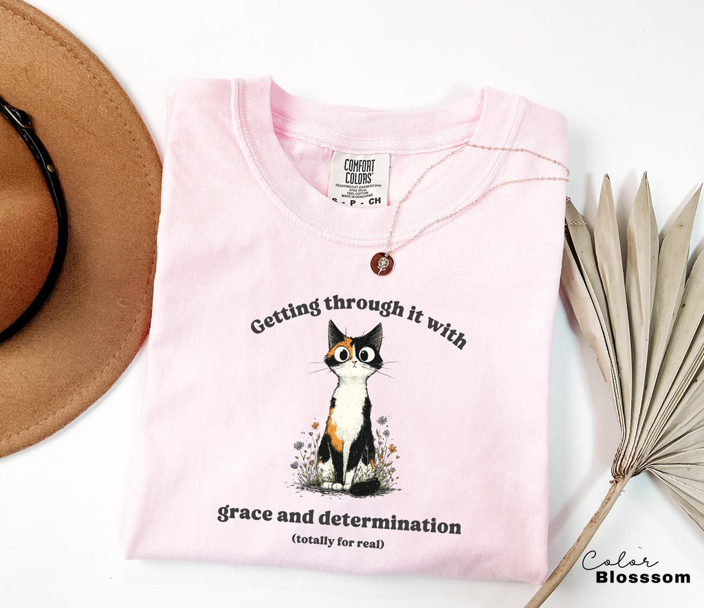 Funny Cat Sarcastic Shirt, Cute Cat Meme T-Shirt, Funny Sarcastic Kitten Tee, Comfort Colors Funny Mental Health T Shirt,