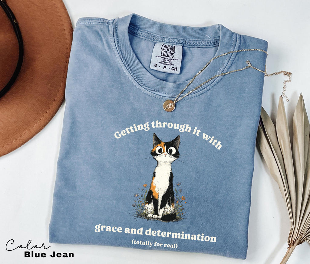 Funny Cat Sarcastic Shirt, Cute Cat Meme T-Shirt, Funny Sarcastic Kitten Tee, Comfort Colors Funny Mental Health T Shirt,