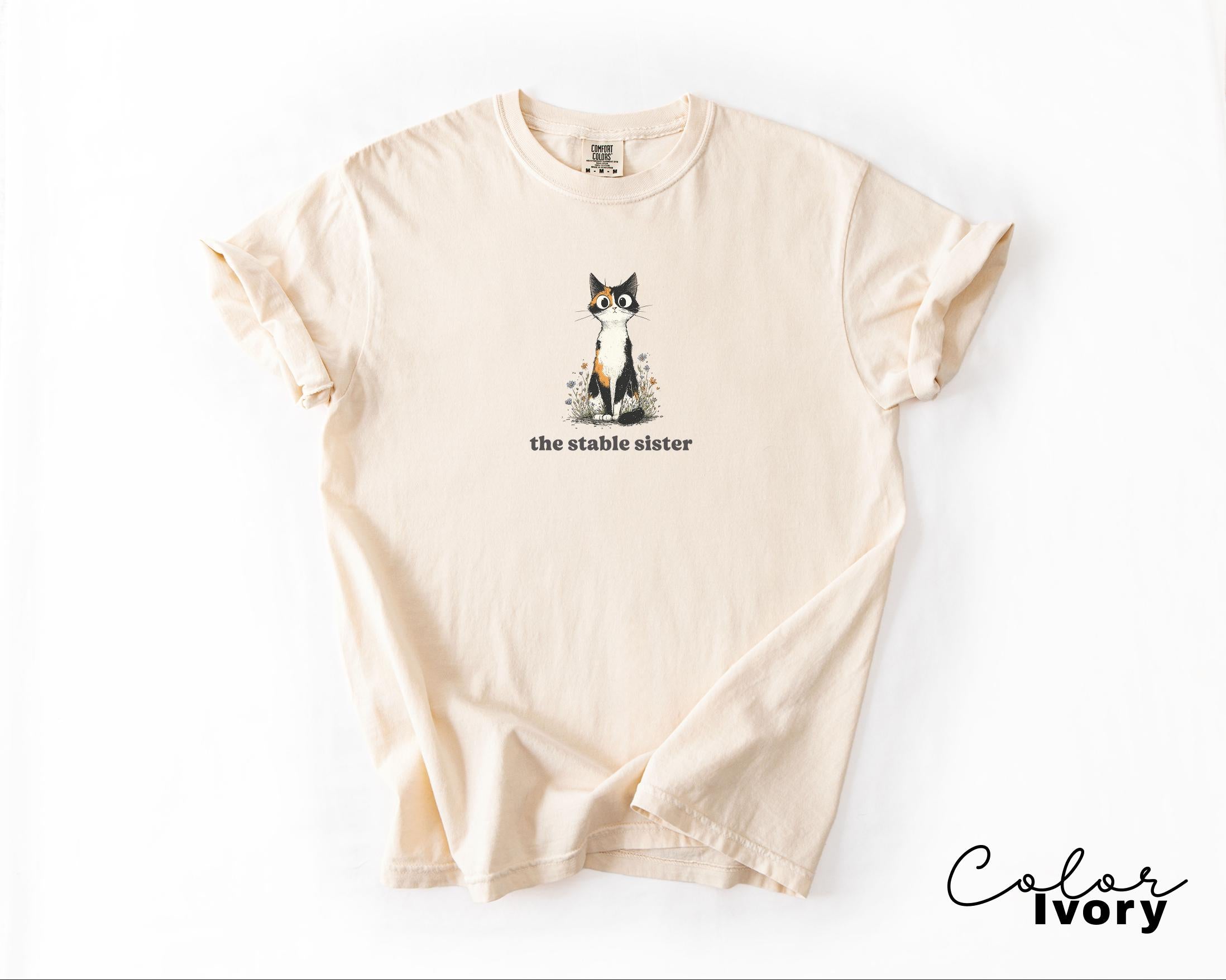 Funny Mental Health Cat Shirt, Stable Sister Shirt, Cute Cat Meme T-Shirt, Funny Sarcastic Kitten Tee, Comfort Colors