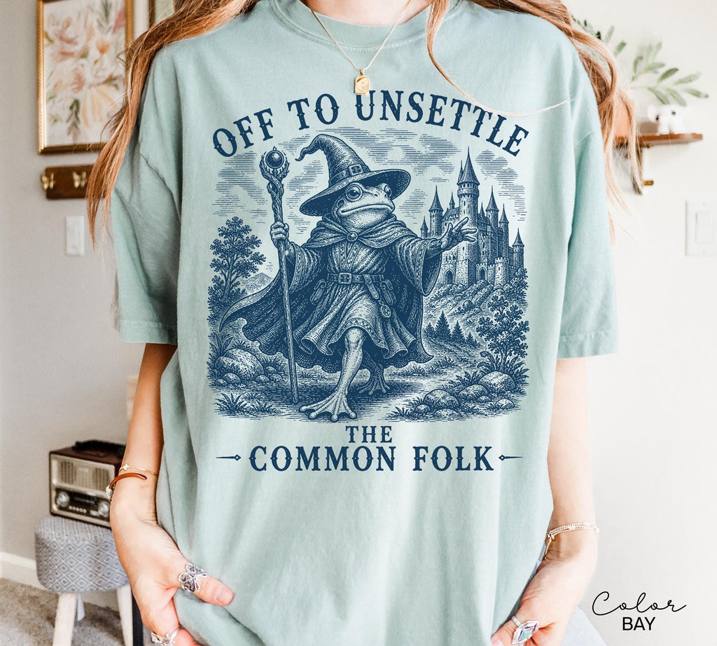 Funny Frog Sweatshirt, Unsettle The Common Folk Shirt