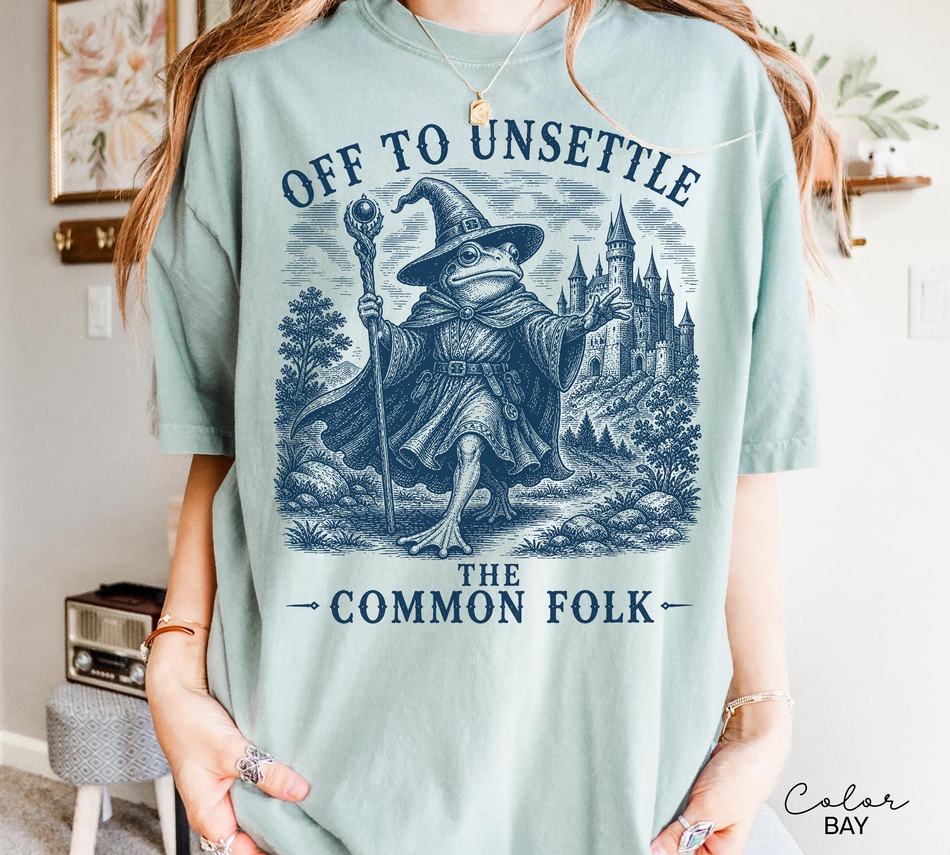 Funny Frog Sweatshirt, Unsettle The Common Folk Shirt
