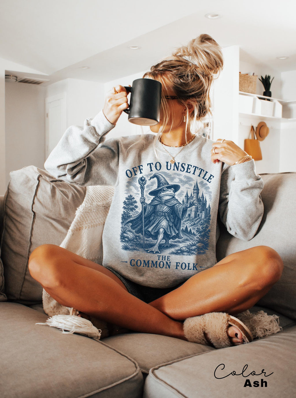 Funny Frog Sweatshirt, Unsettle The Common Folk Shirt