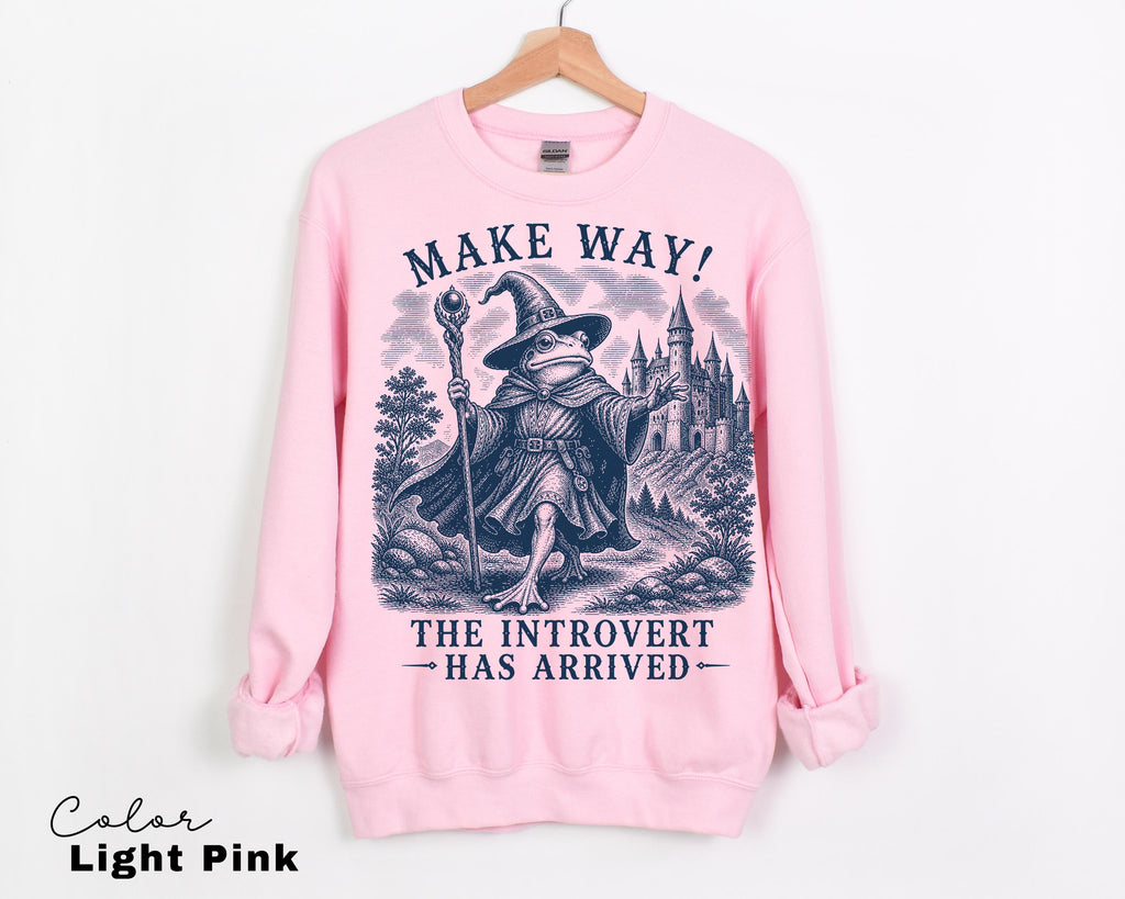 Funny Mental Health Shirt, Make Way The Introvert Has Arrived Tee