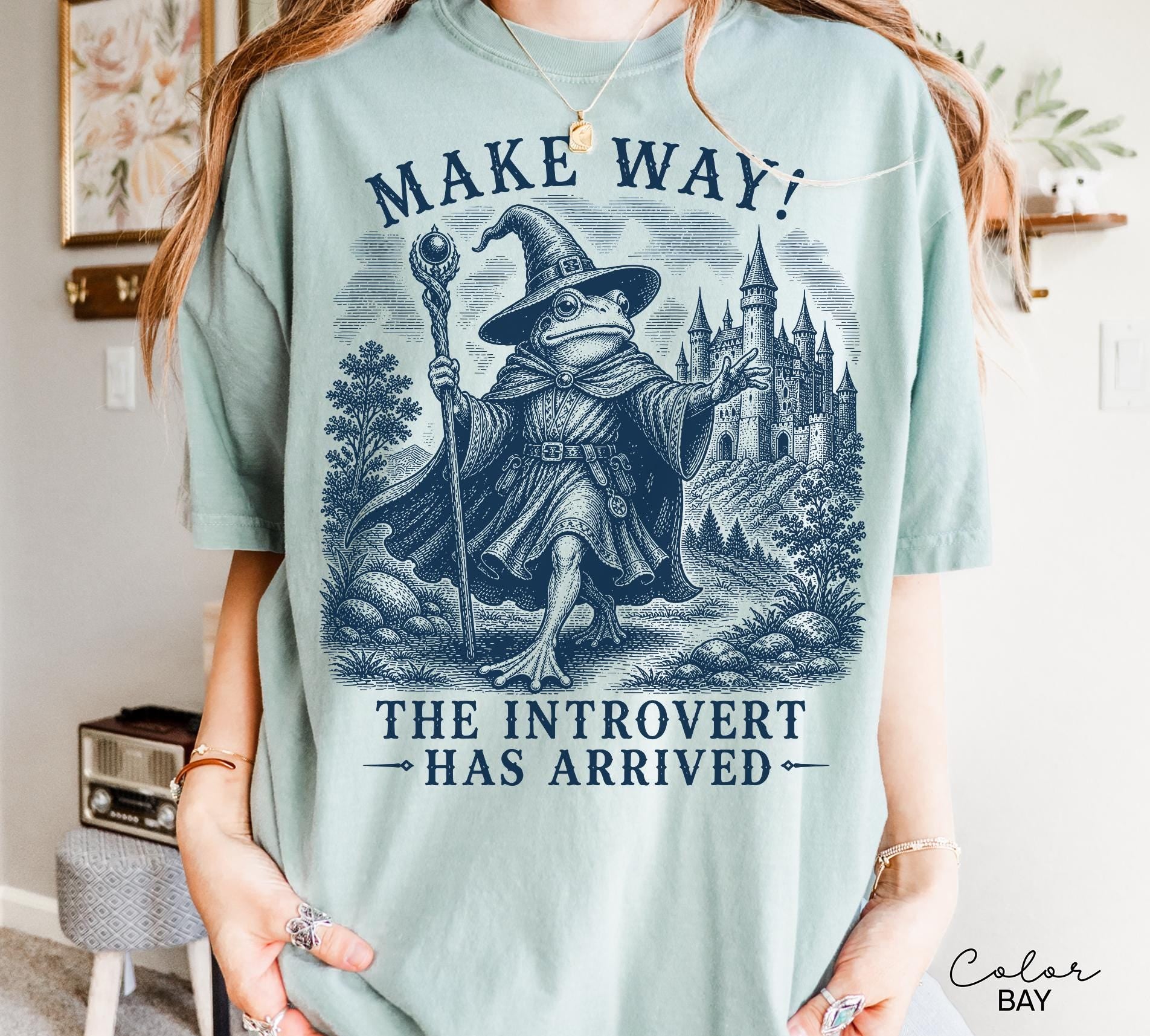 Funny Mental Health Shirt, Make Way The Introvert Has Arrived Tee