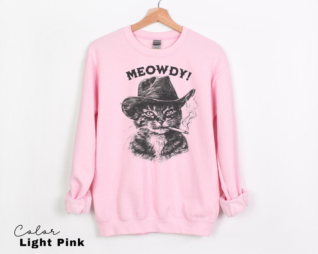 Meowdy Cowboy Cat Shirt, Vintage Cowboy Cat T-Shirt, Retro 90s Cat Tee, Funny Western Cat Shirt, Cute Kitten Country Western Vintage T-Shirt