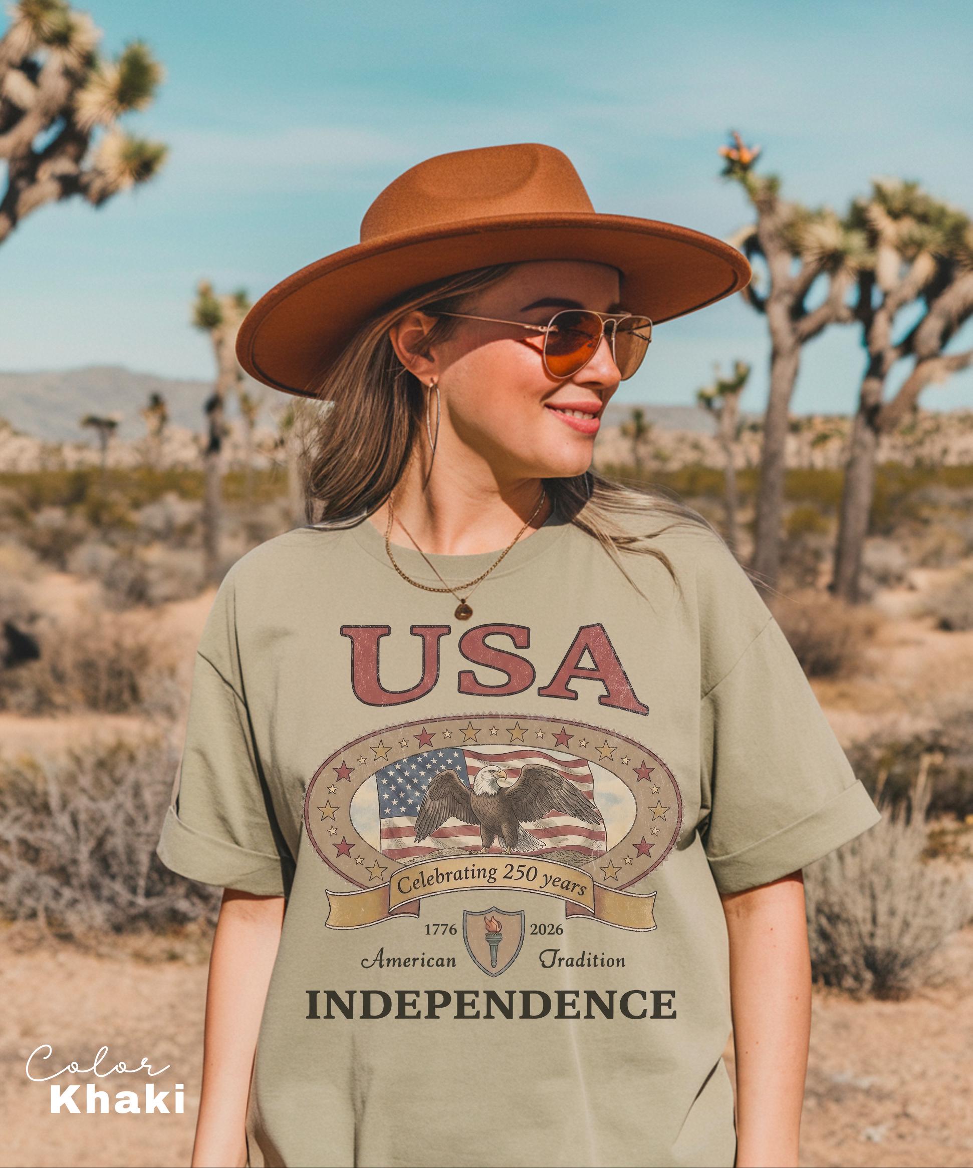 Retro America 4th Of July Shirt Preppy Fourth of July Tshirt Trendy Oversized USA Tee Aesthetic Patriotic Shirt Comfort Colors