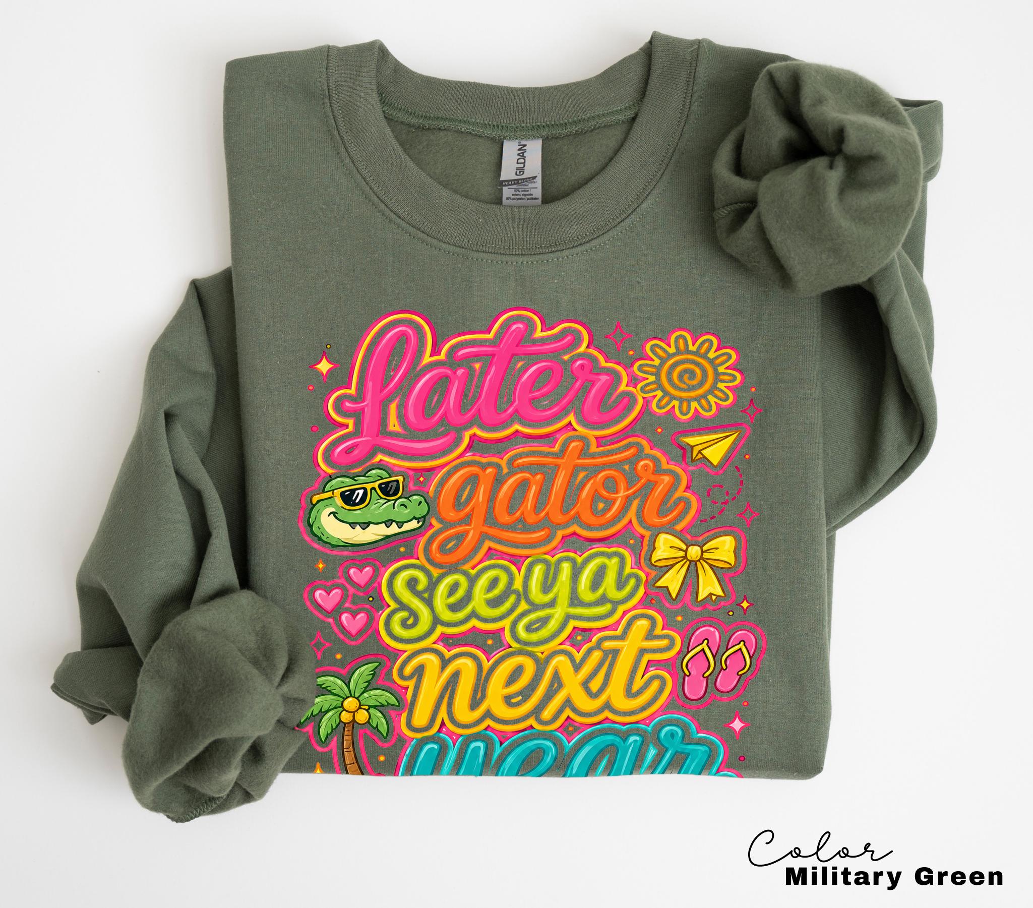 Later Gator Funny Teacher End of Year Last Day Shirt