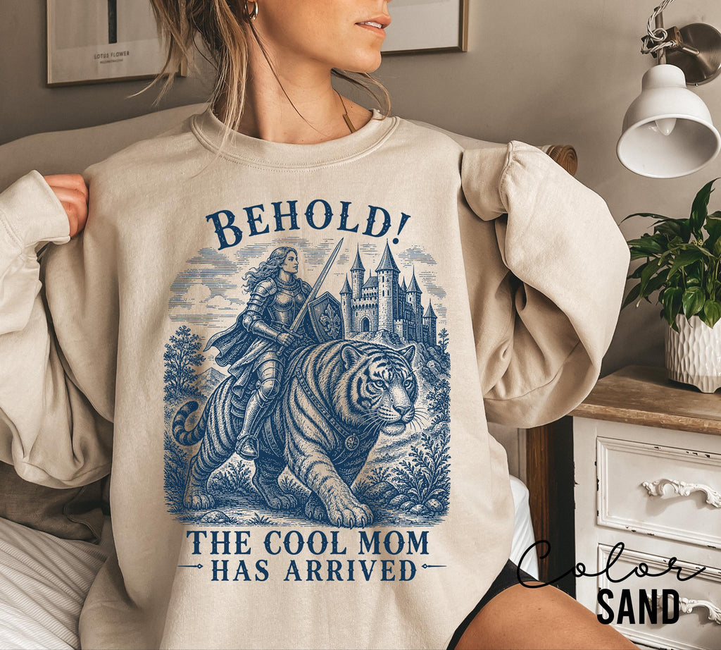 Cool Mom Shirt, Behold The Cool Mom Has Arrived T-Shirt