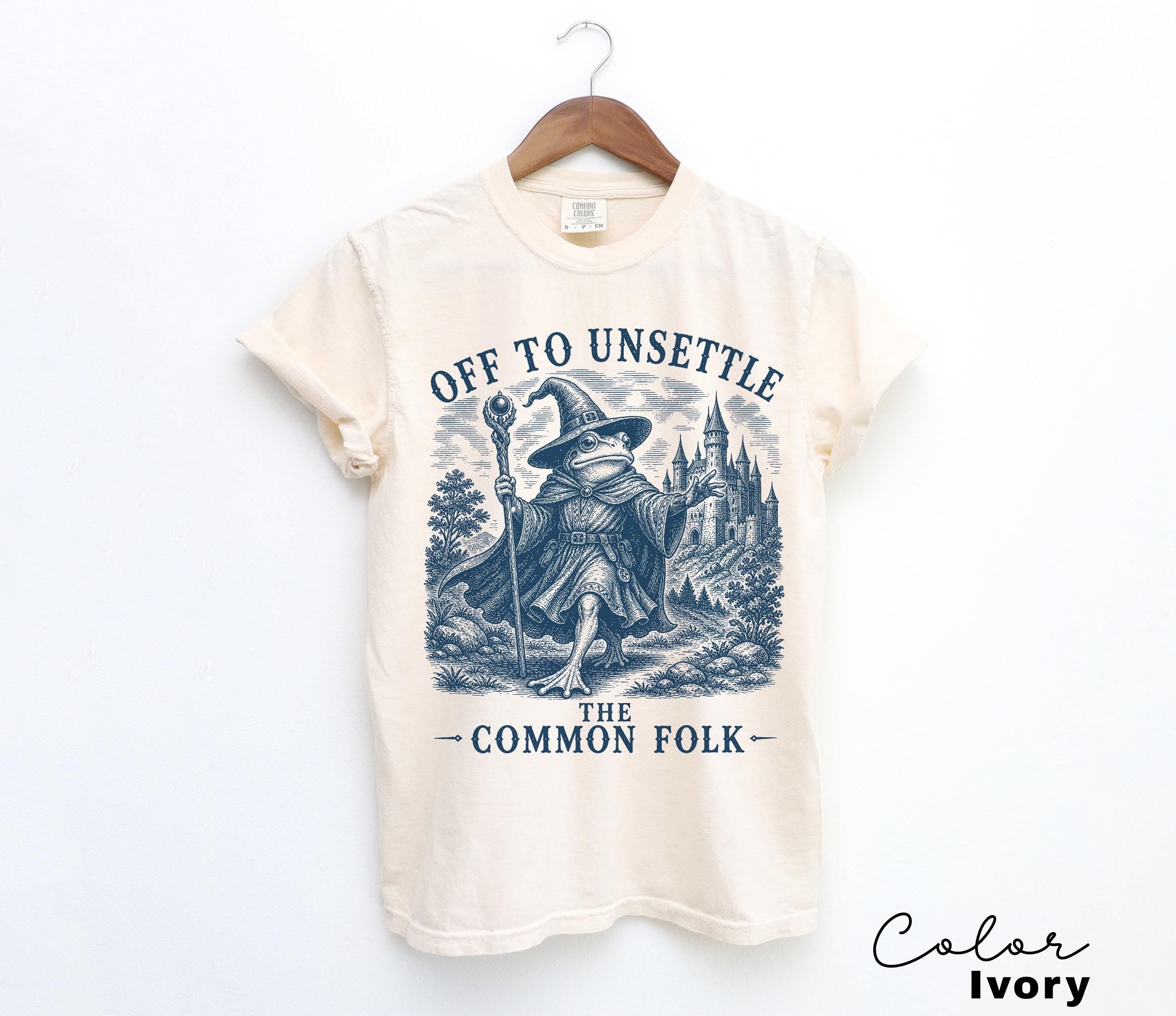 Funny Frog Sweatshirt, Unsettle The Common Folk Shirt