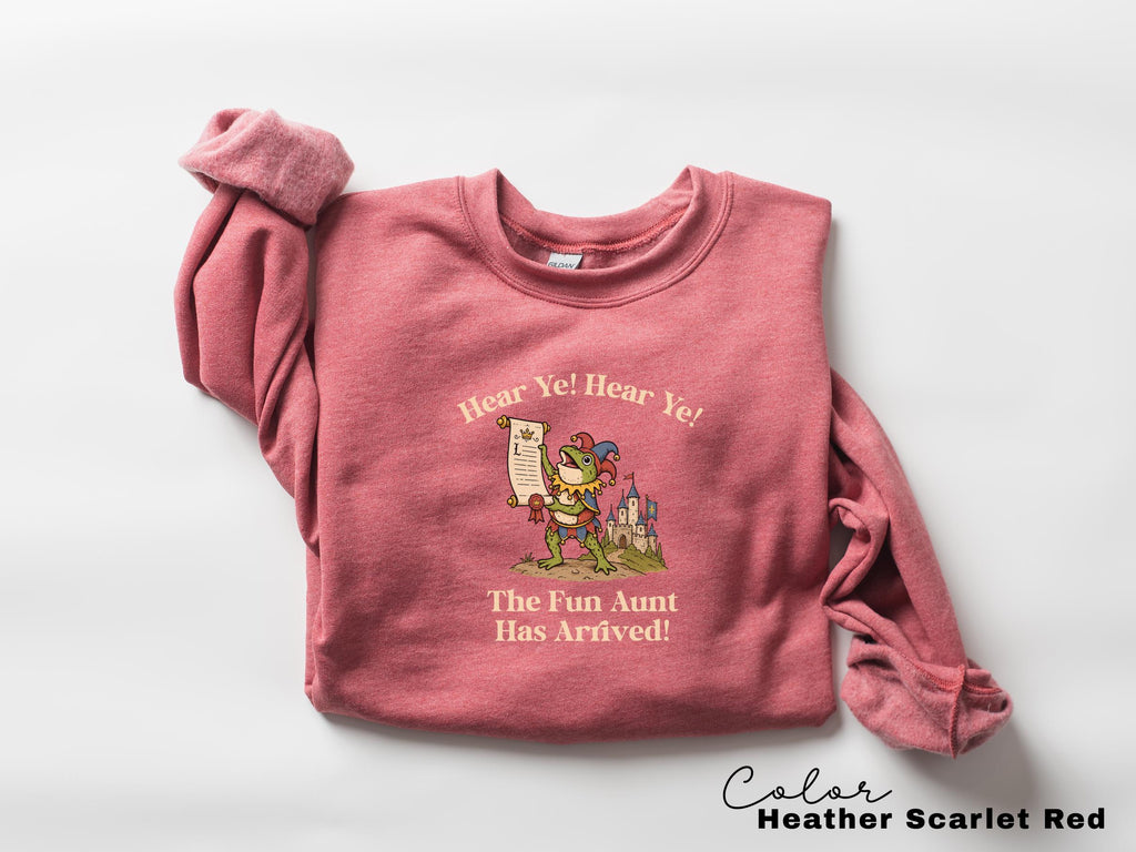 Funny Aunt Shirt, Hear Ye Fun Aunt Has Arrived Tee