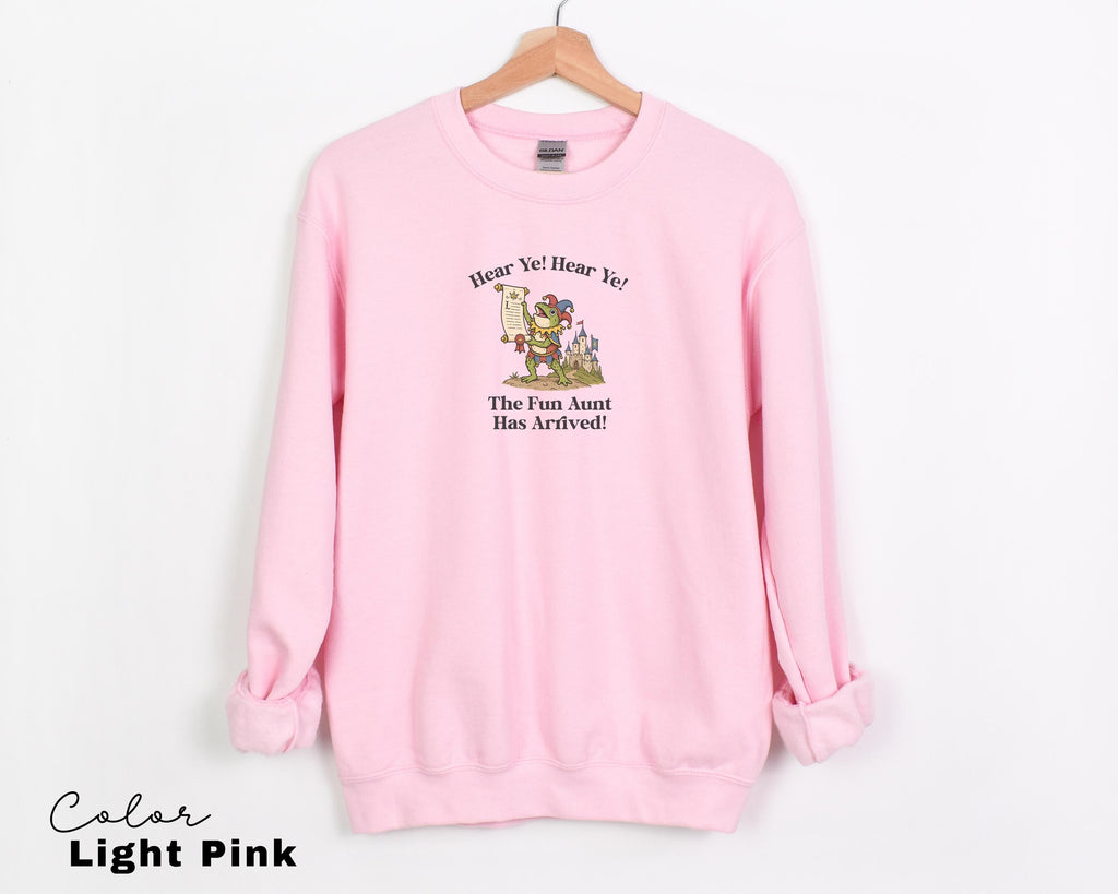 Funny Aunt Shirt, Hear Ye Fun Aunt Has Arrived Tee