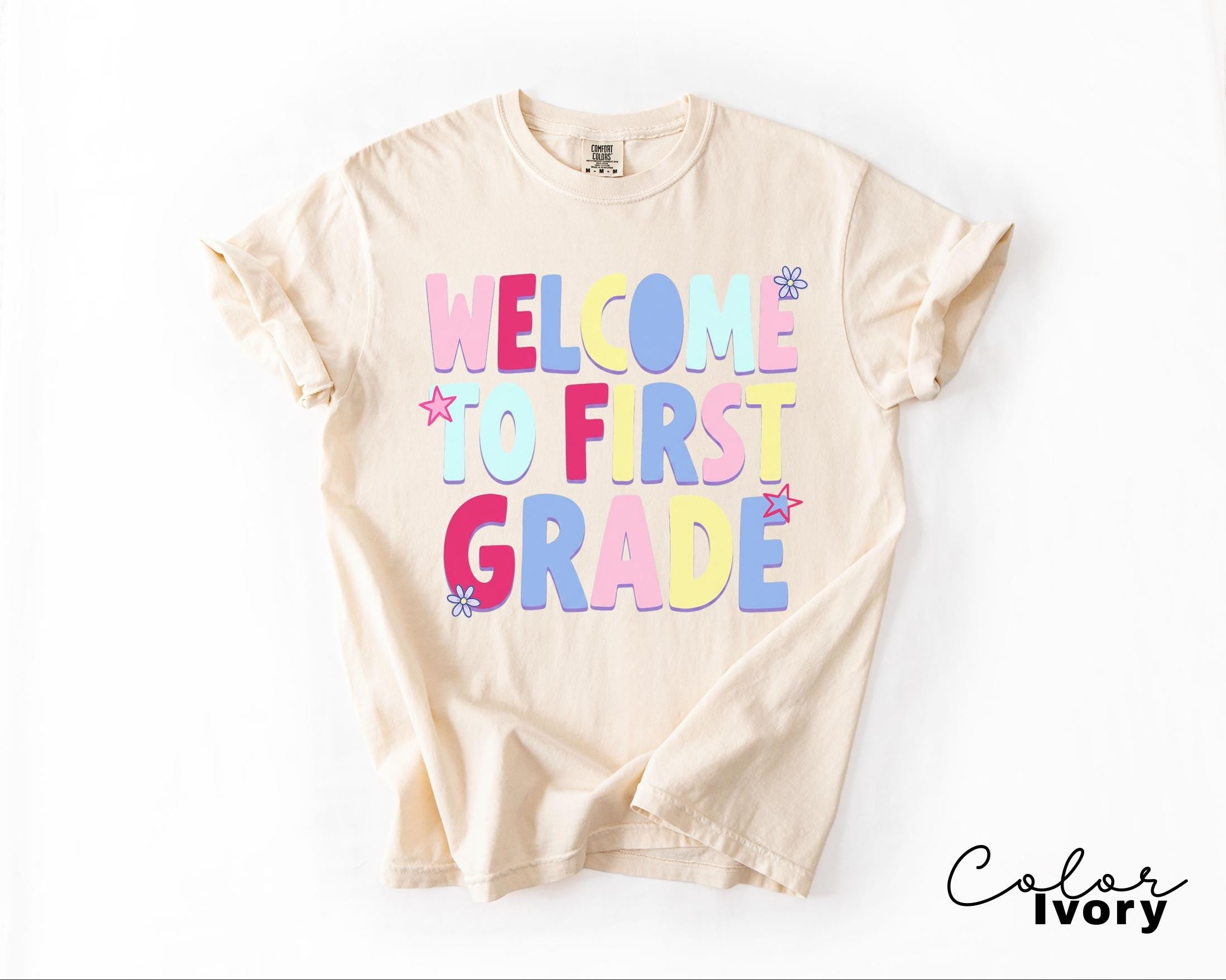 First Grade Teacher Shirt, Comfort Colors First Grade Shirt, Welcome To First Grade Tee, Back To School Teacher Gift