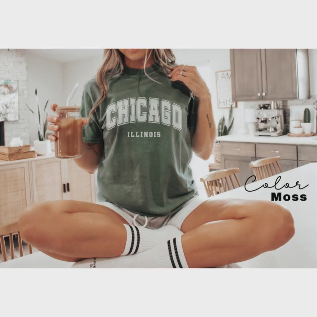 Chicago T-Shirt, Chicago City Shirt, Home State Outfit, Vacation T-Shirt, Chicago Lover Gift Shirt, Chicago Shirts For Gift, Chicago Gifts